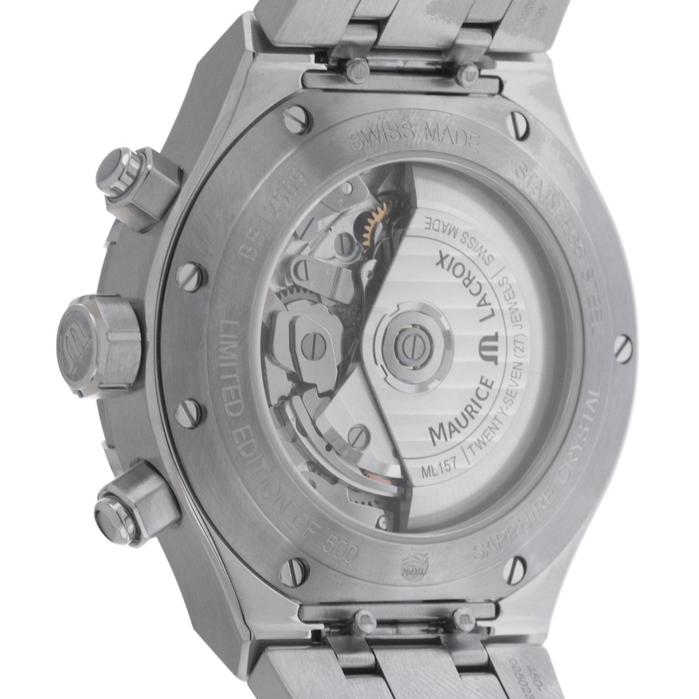 Maurice Lacroix Aikon AI6006-PVY11-170-1 (Unknown (random serial)) - Blue dial 35 mm Steel case (6/7)