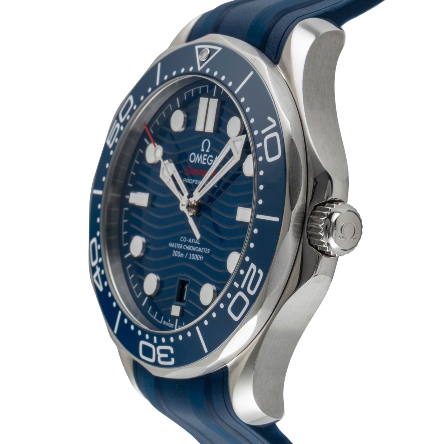 Omega Seamaster Diver 300 M 210.30.42.20.03.001 (Onbekend (willekeurig serienummer)) - Blauw wijzerplaat 42mm Staal (6/8)