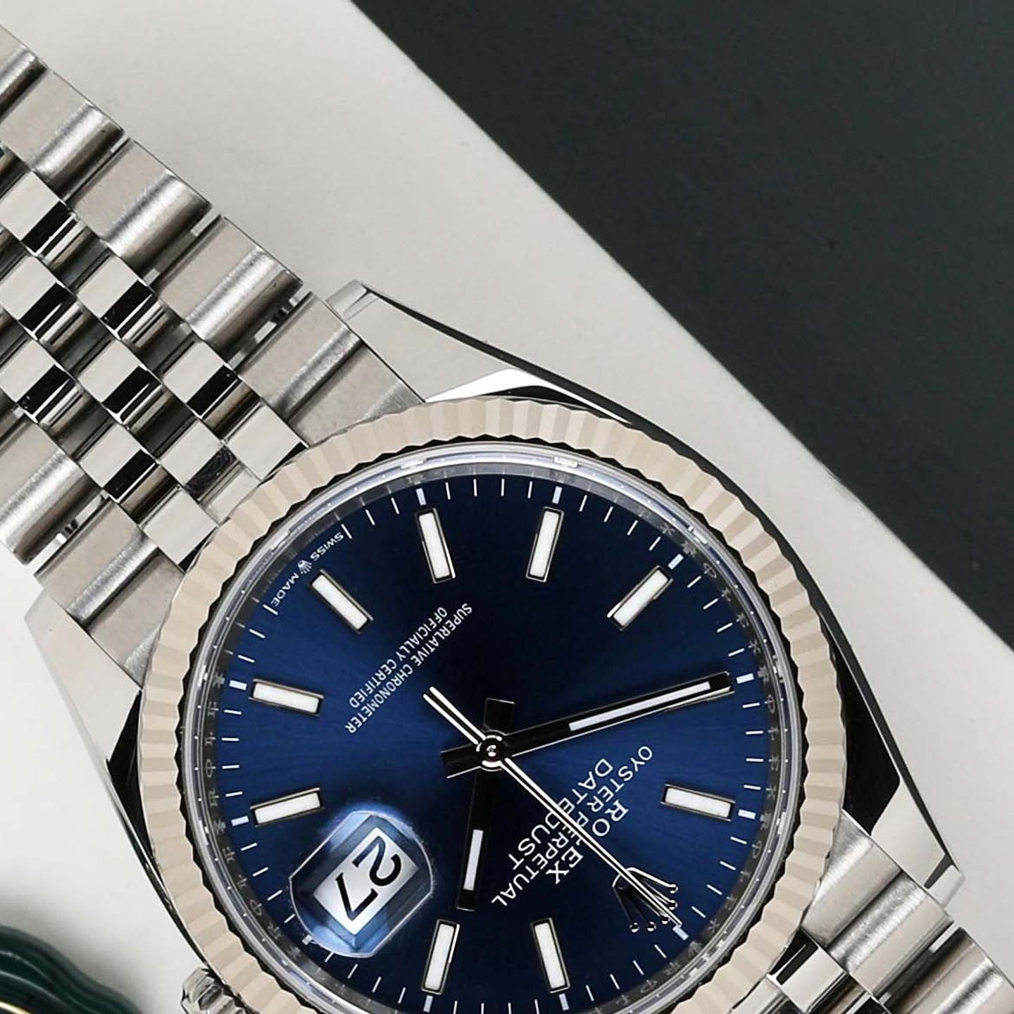 Rolex Datejust 36 126234 (2022) - Blue dial 36 mm Steel case (3/7)