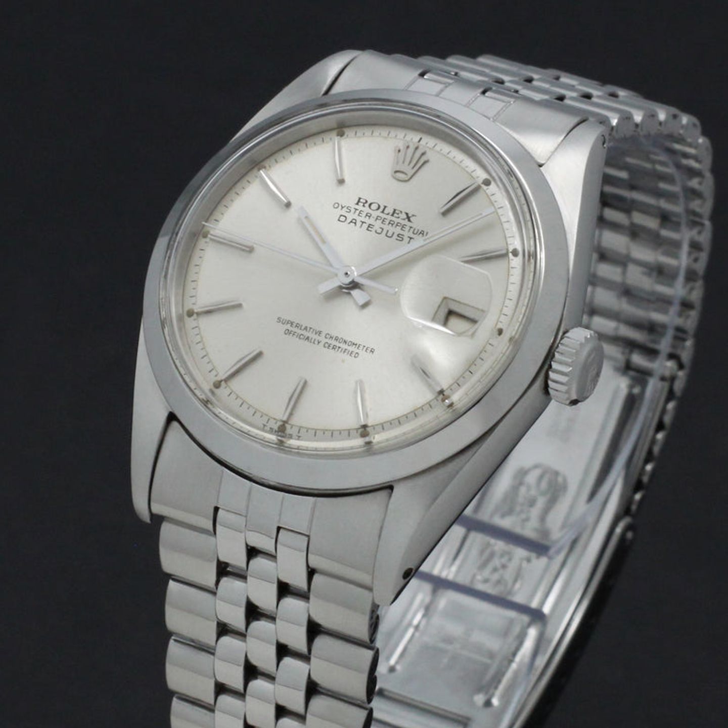 Rolex Datejust 1600 (1966) - Zilver wijzerplaat 36mm Staal (12/14)