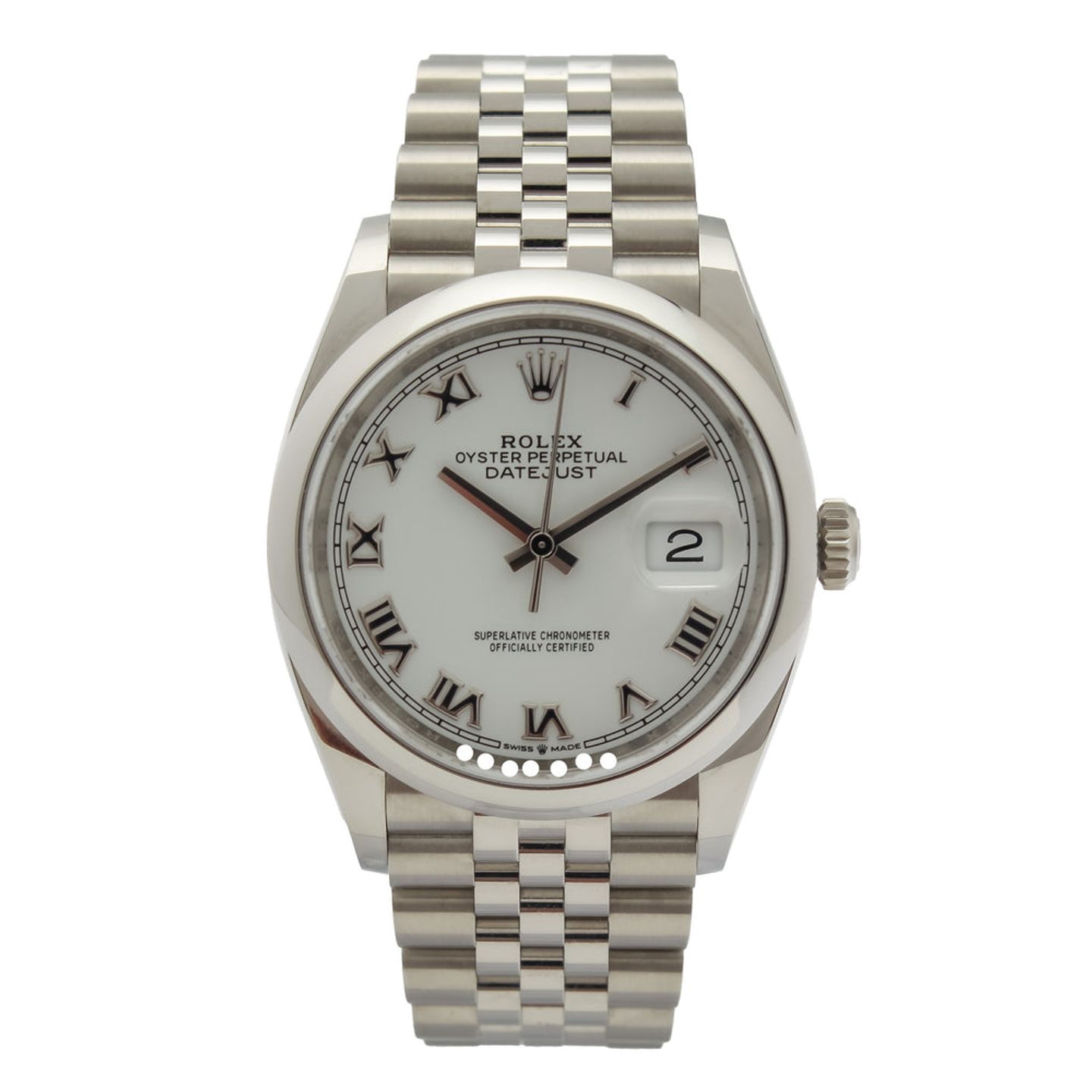 Rolex Datejust 36 126200 (2022) - White dial 36 mm Steel case (1/5)