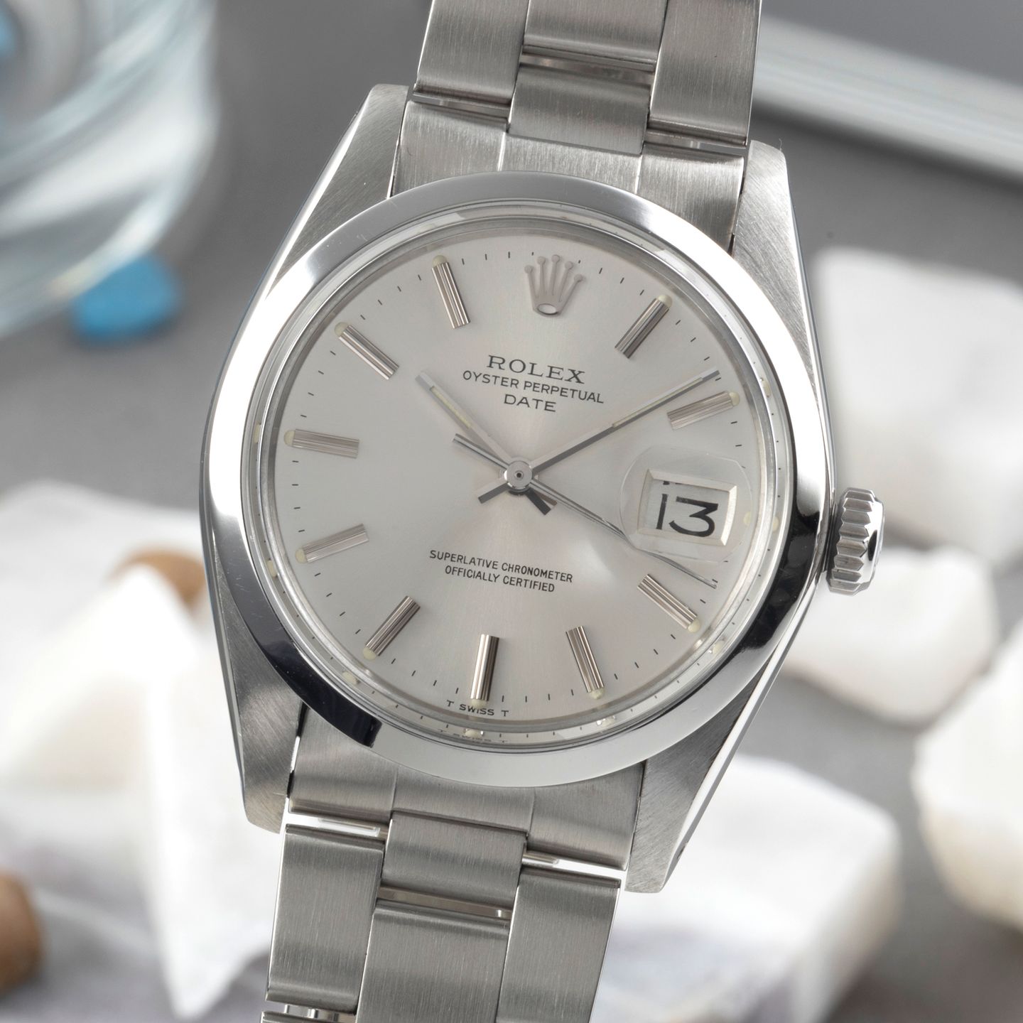 Rolex Oyster Perpetual Date 1500 (1979) - 34 mm Steel case (3/8)