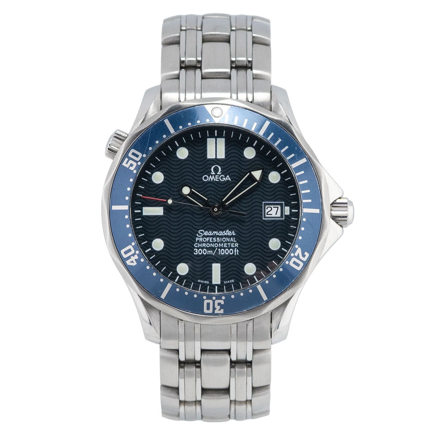 Omega Seamaster Diver 300 M 2531.80.00 (2004) - Blauw wijzerplaat 41mm Staal (1/8)
