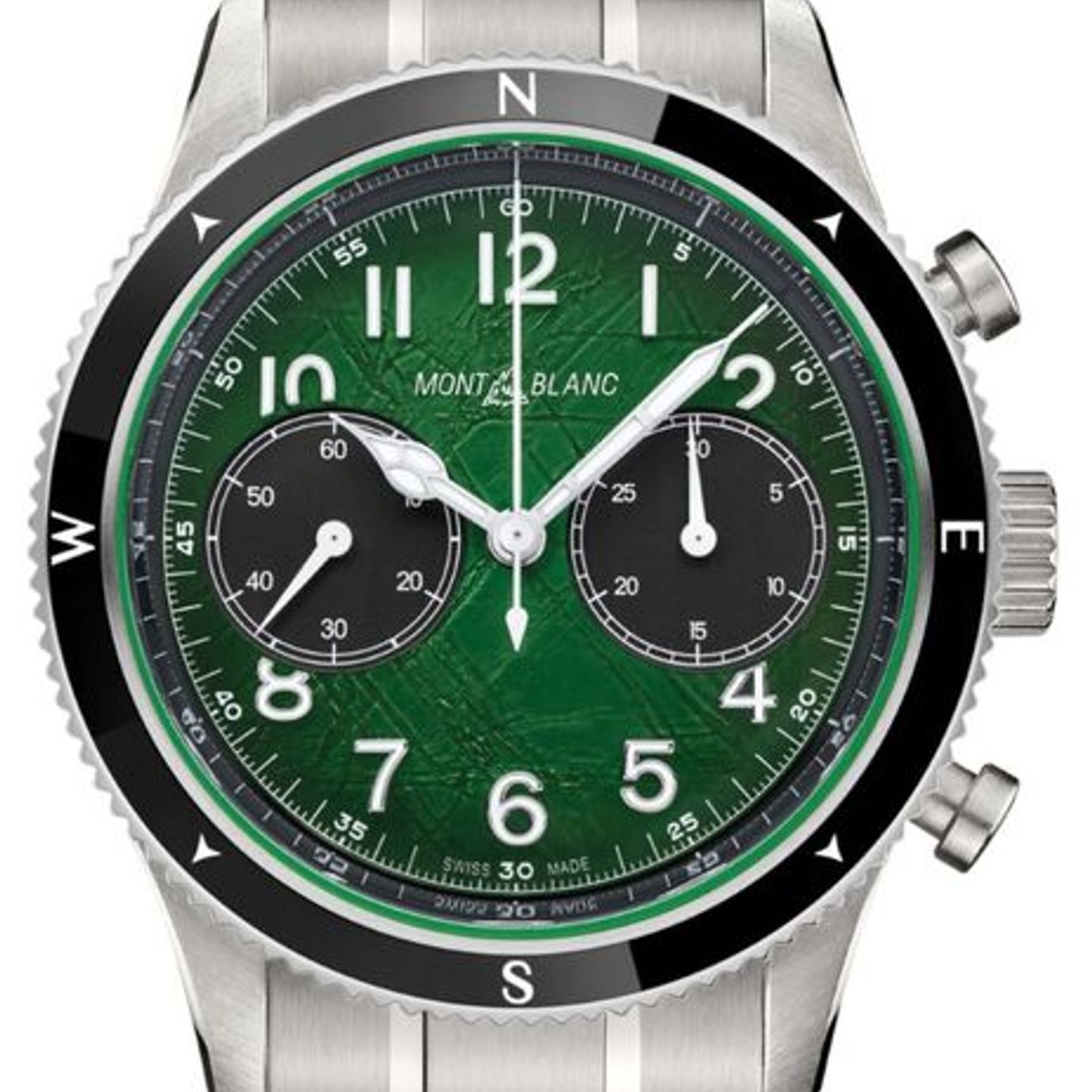 Montblanc 1858 133298 (2026) - Green dial 42 mm Steel case (1/1)