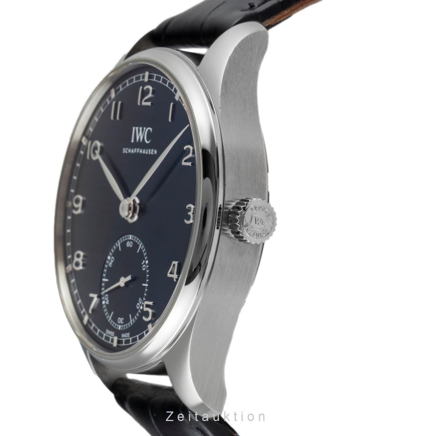 IWC Portuguese Automatic IW358305 (Unknown (random serial)) - Blue dial 40 mm Steel case (5/8)