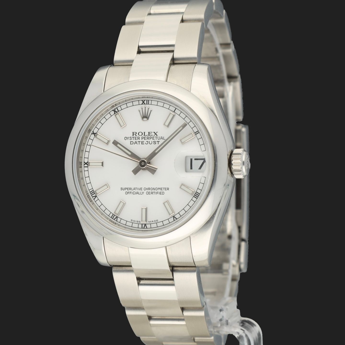 Rolex Datejust 31 178240 (2008) - Wit wijzerplaat 31mm Staal (1/8)