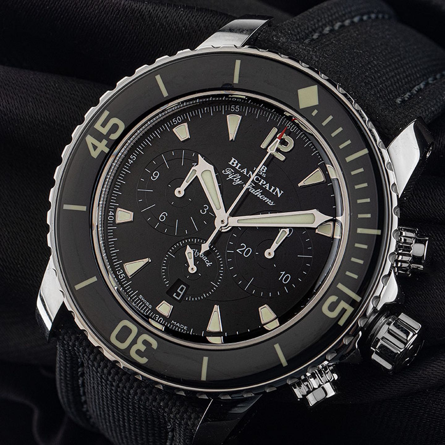 Blancpain Fifty Fathoms 5085F 1130 52A (2025) - Beige wijzerplaat 45mm Staal (3/7)