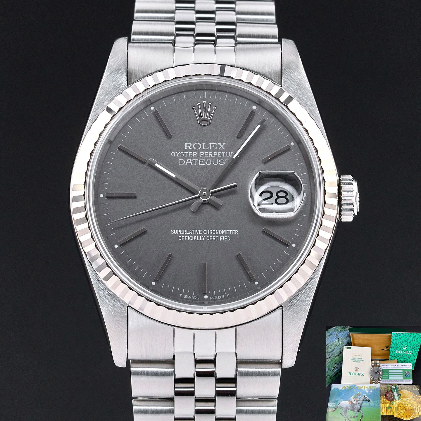 Rolex Datejust 36 16234 (1988) - 36 mm Steel case (1/7)