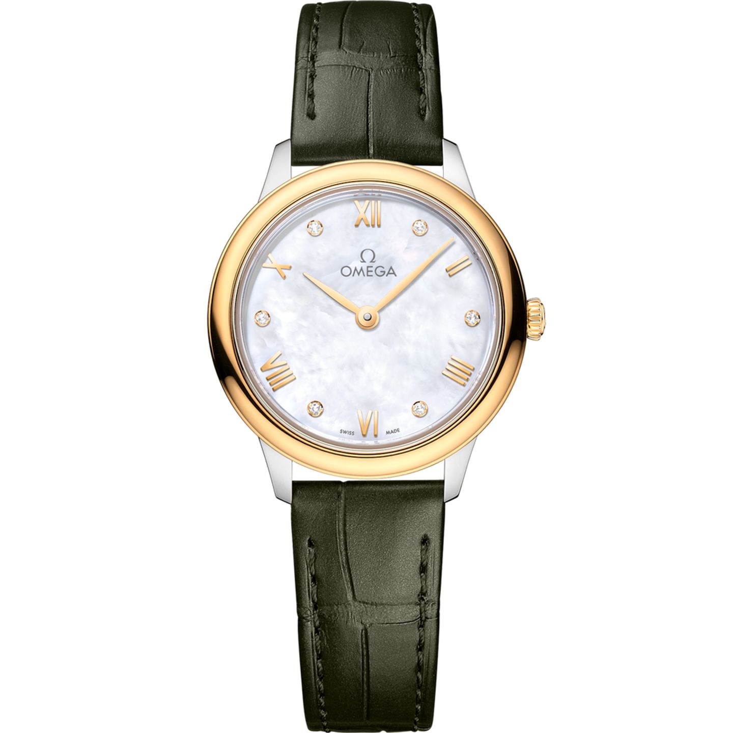 Omega De Ville 434.23.28.60.55.001 (2025) - White dial 28 mm Gold/Steel case (1/1)