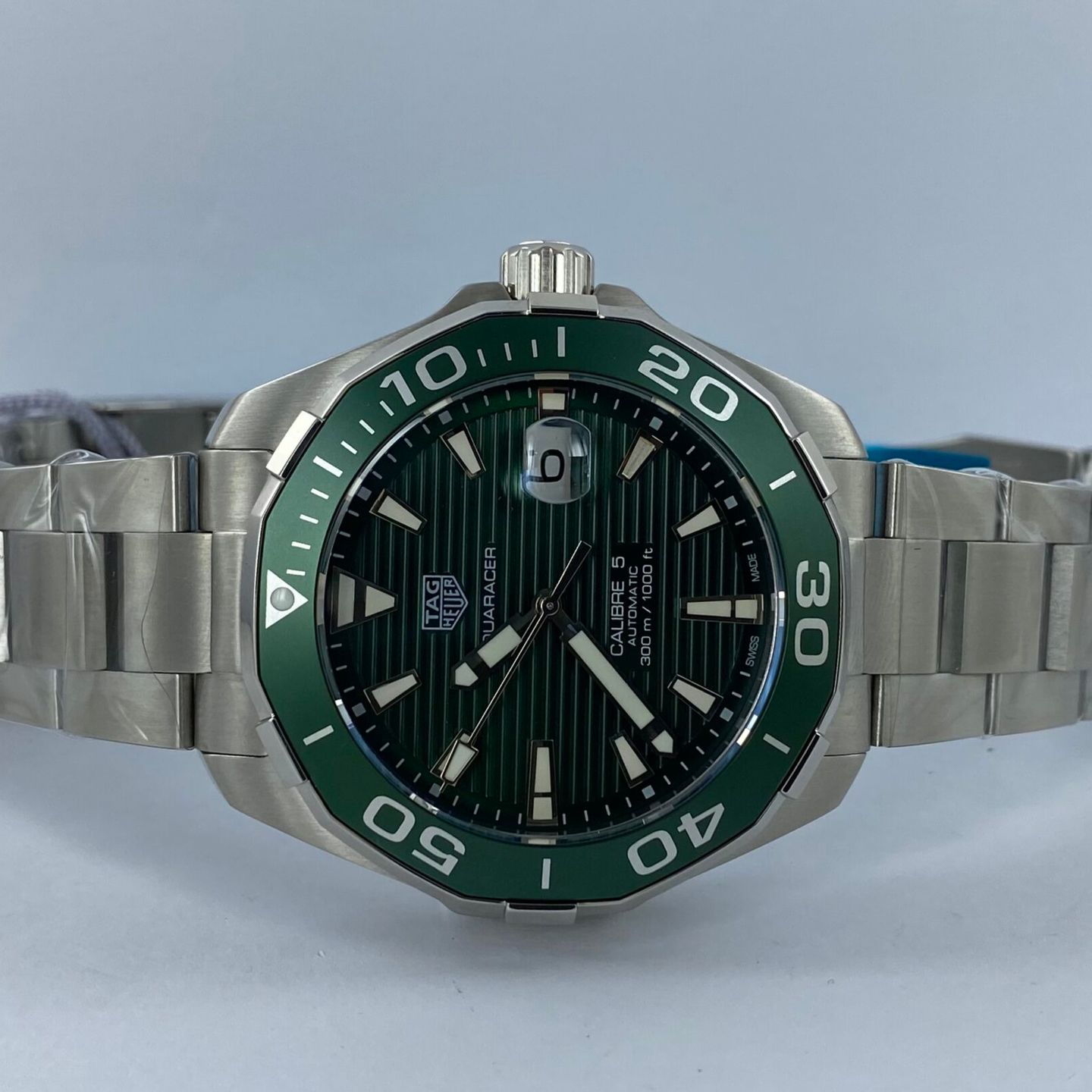 TAG Heuer Aquaracer - (2023) - Green dial 43 mm Steel case (1/7)
