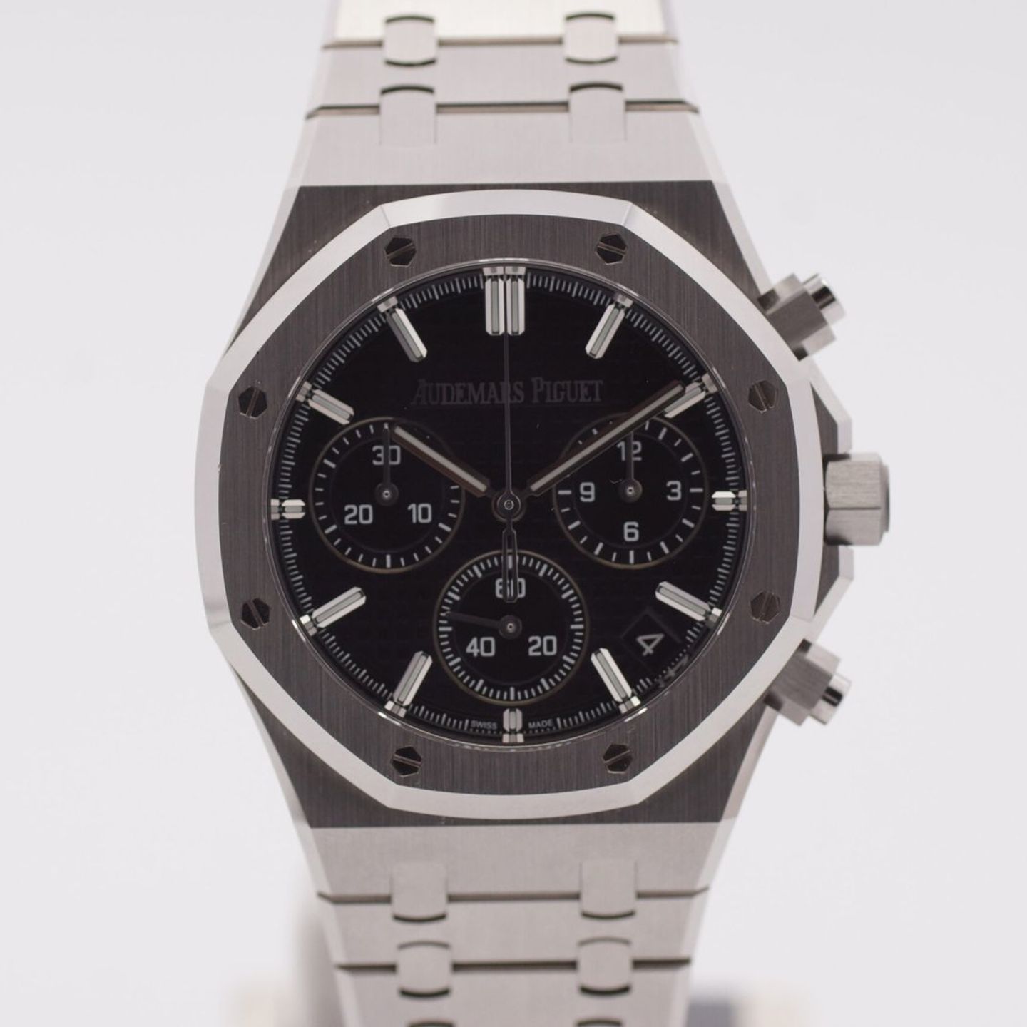 Audemars Piguet Royal Oak Chronograph 26240ST (2023) - Black dial 41 mm Steel case (2/8)