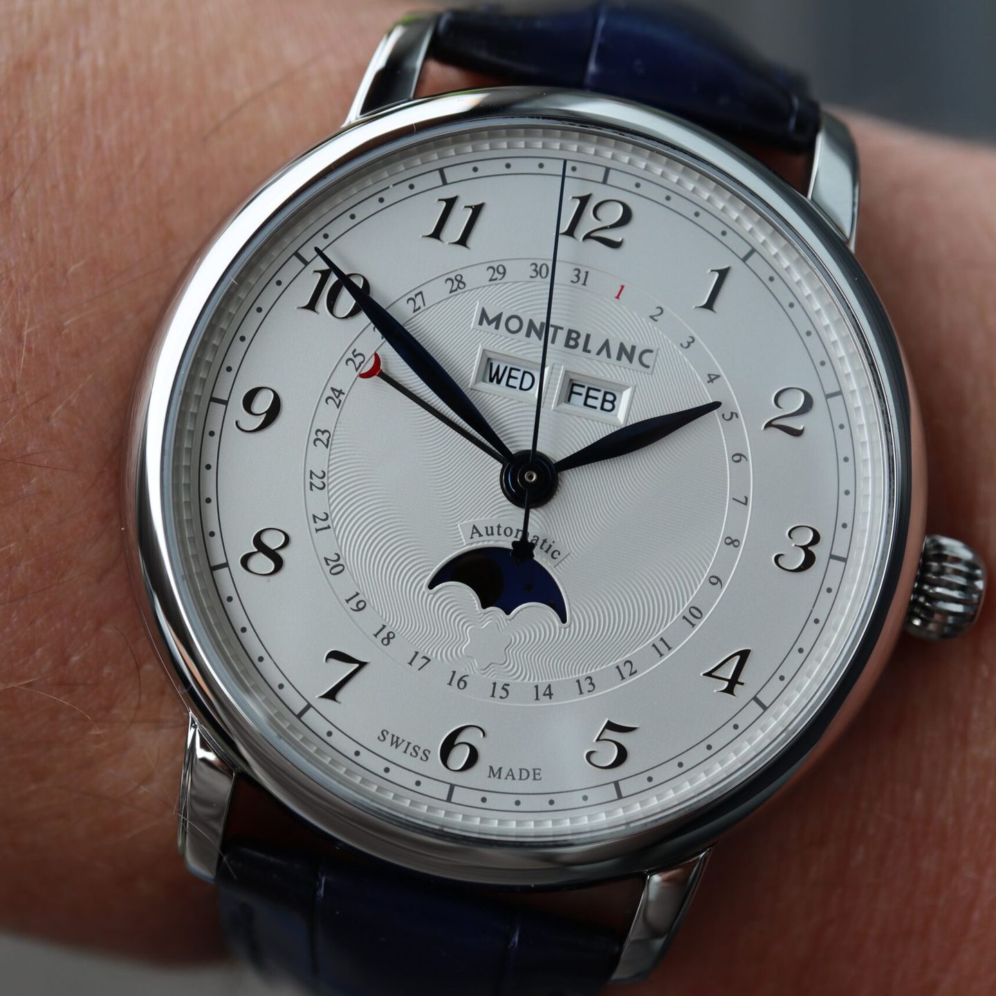 Montblanc Star 118516 (2025) - Zilver wijzerplaat 42mm Staal (1/8)