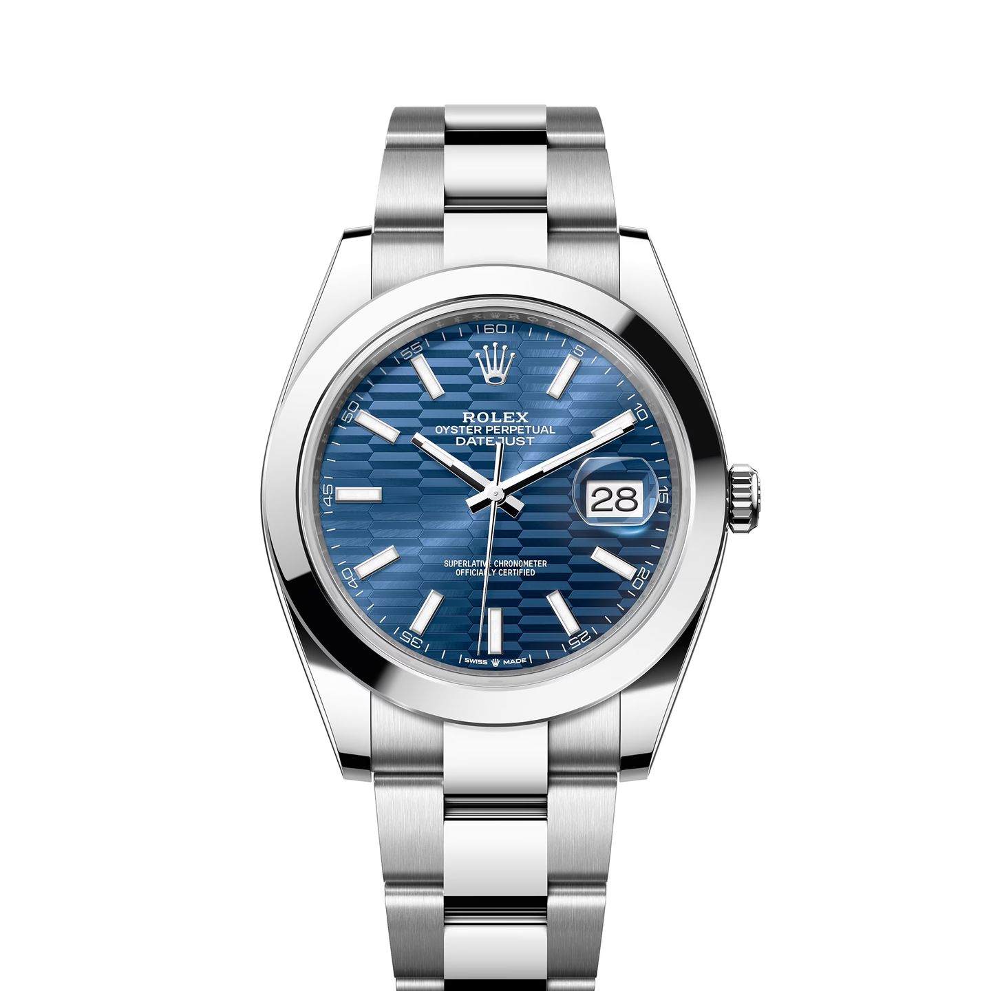 Rolex Datejust 41 126300 (2024) - Blauw wijzerplaat 41mm Staal (1/1)