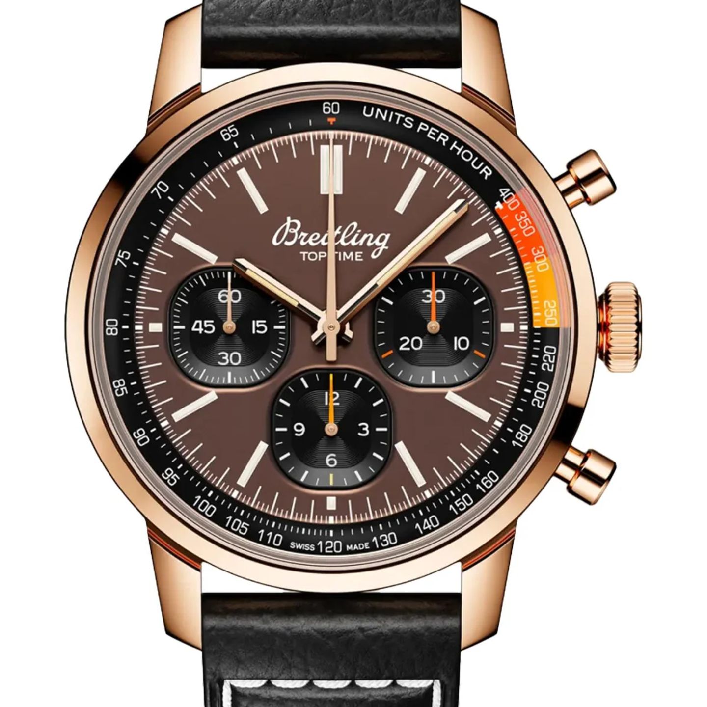 Breitling Top Time RB01761A1Q1X1 (2026) - Bronze dial 41 mm Red Gold case (1/1)