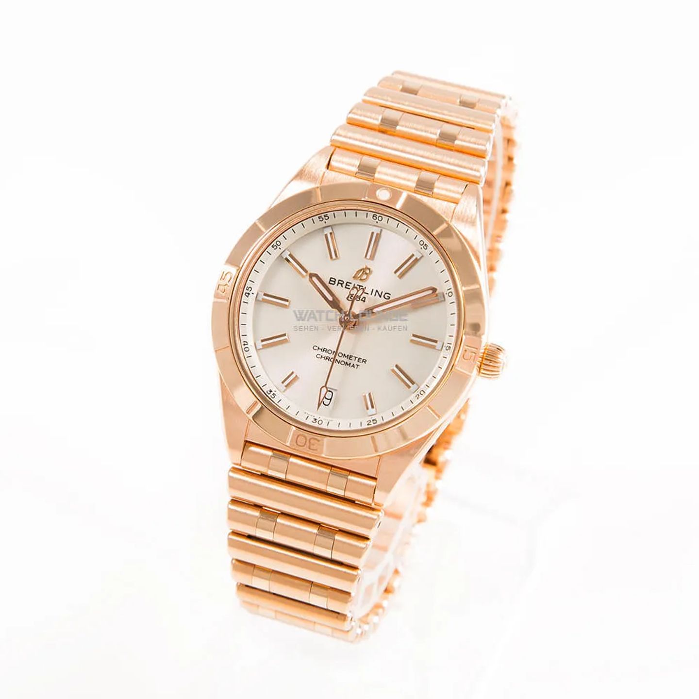 Breitling Chronomat 36 R10380101A1R1 (2026) - White dial 36 mm Red Gold case (5/8)