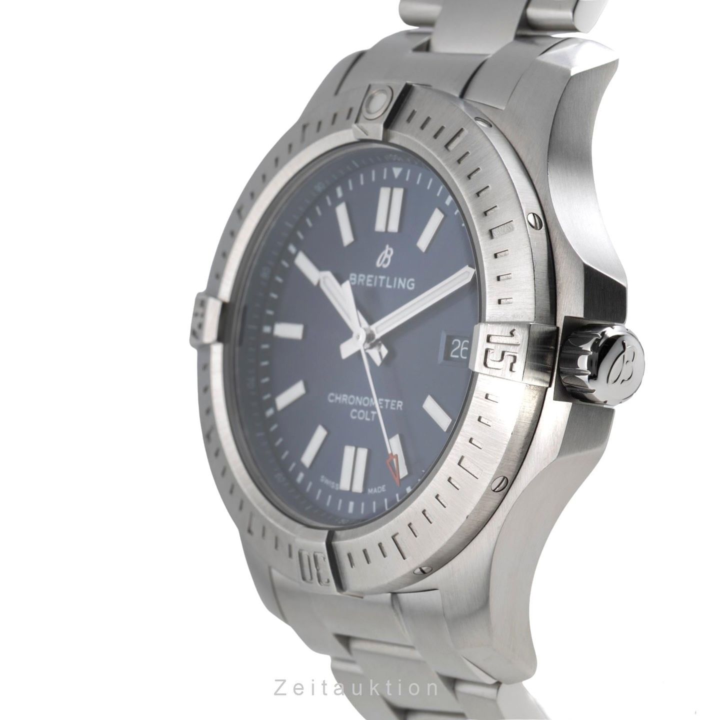 Breitling Colt A17388 (2018) - Blue dial 44 mm Steel case (5/8)