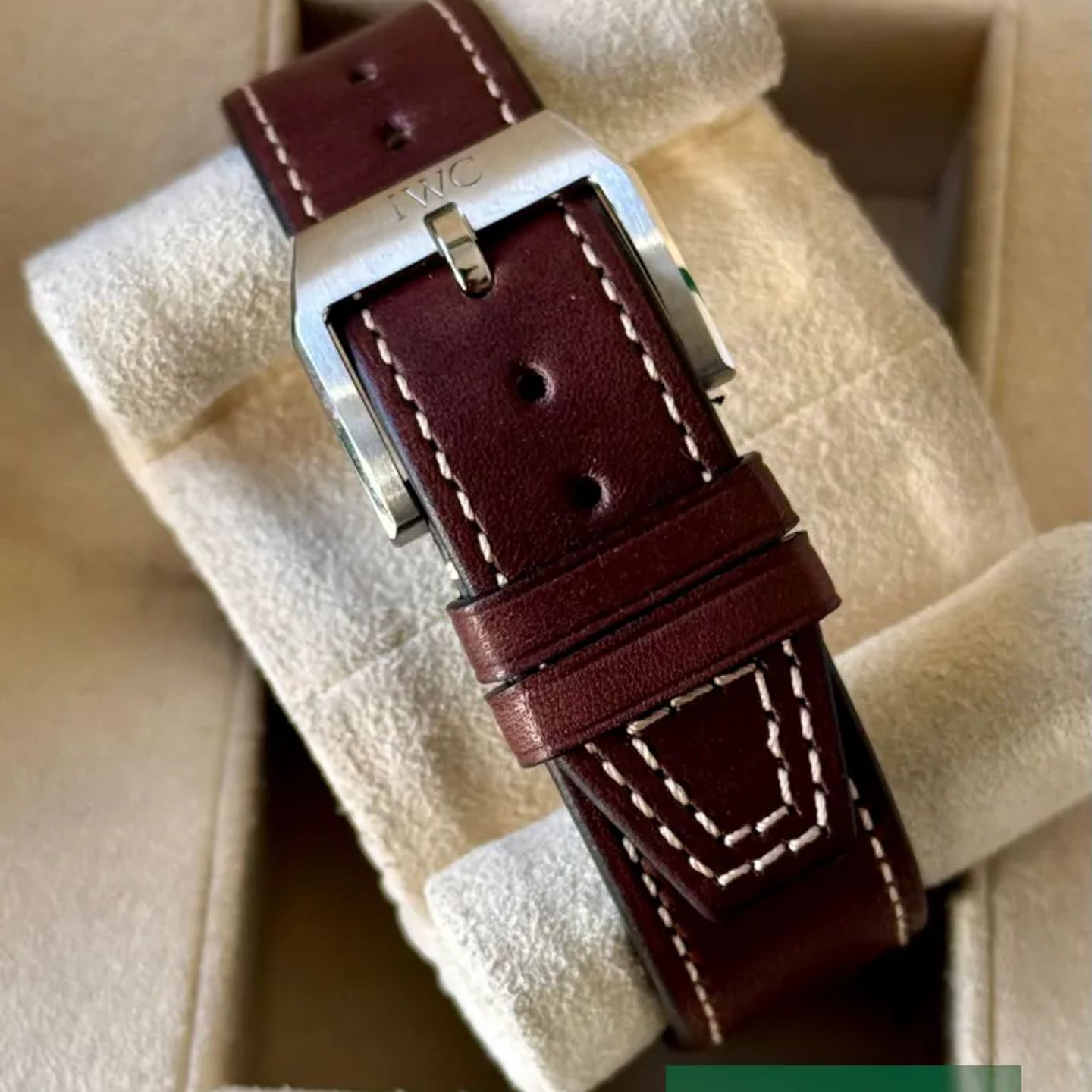 IWC Pilot Chronograph IW388103 (2026) - Groen wijzerplaat 41mm Staal (6/7)