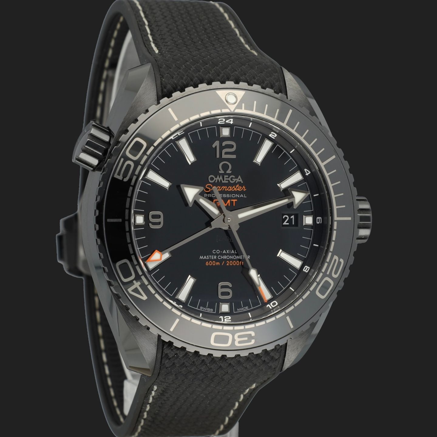 Omega Seamaster Planet Ocean 215.92.46.22.01.001 (2016) - Zwart wijzerplaat 46mm Keramiek (4/7)