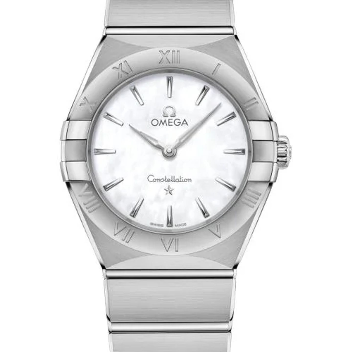 Omega Constellation Quartz 131.10.28.60.05.001 (2026) - Parelmoer wijzerplaat 28mm Staal (1/1)