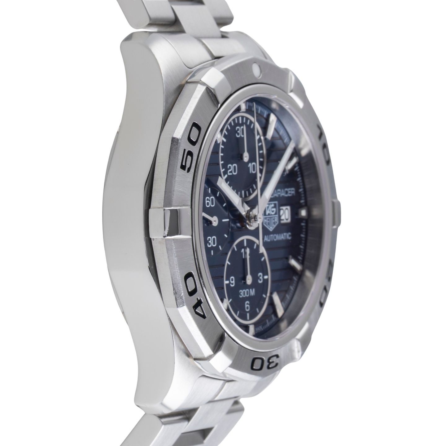 TAG Heuer Aquaracer 300M CAP2112.BA0833 (Unknown (random serial)) - Blue dial 42 mm Steel case (7/8)