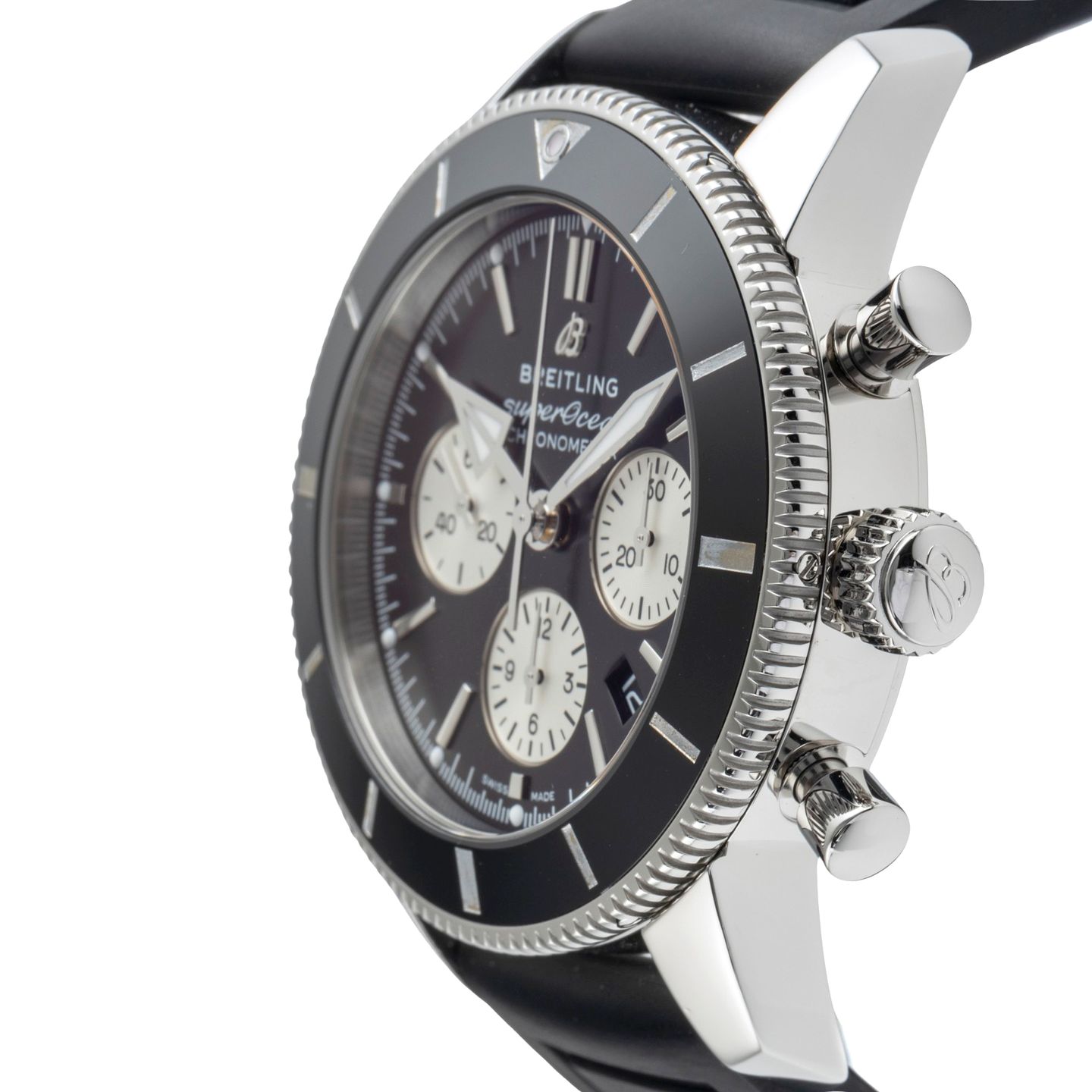 Breitling Superocean Heritage II Chronograph AB0162121B1S1 (Unknown (random serial)) - Black dial 44 mm Steel case (6/8)
