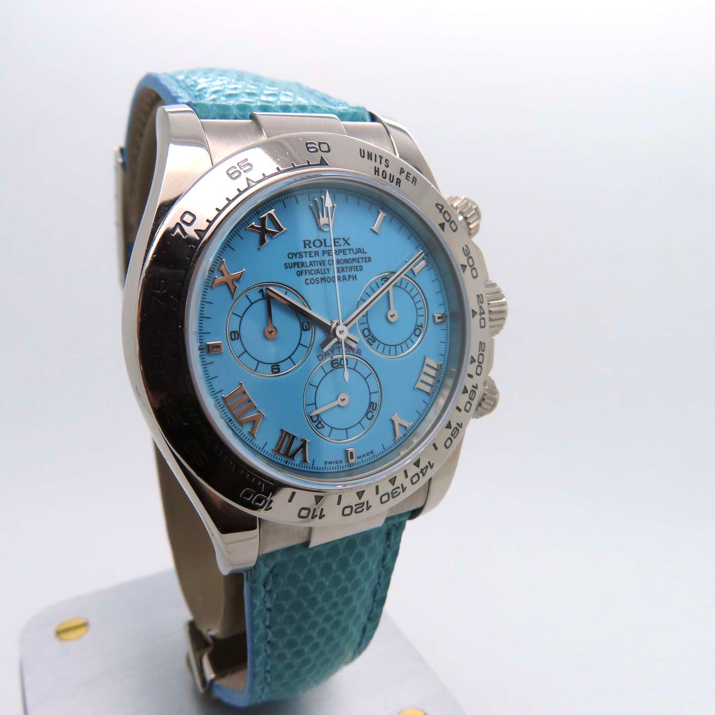 Rolex Daytona 116519 (2000) - Blue dial 40 mm White Gold case (2/8)