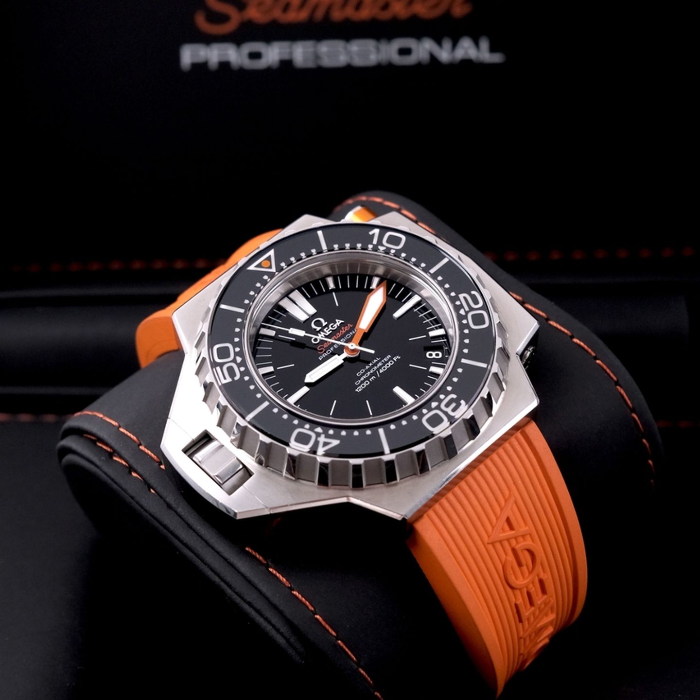 Omega Seamaster PloProf 224.32.55.21.01.002 (Onbekend (willekeurig serienummer)) - Zwart wijzerplaat 55mm Staal (4/8)