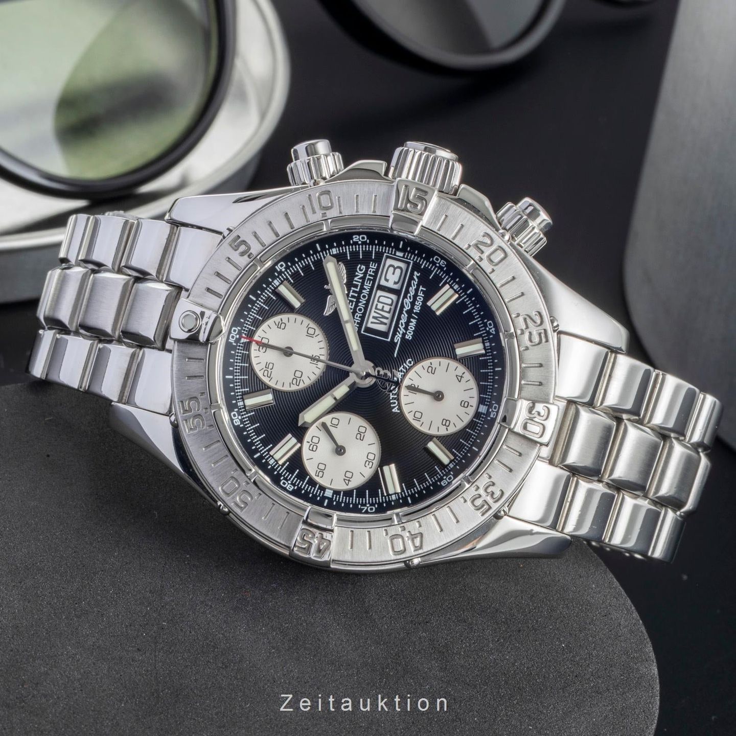 Breitling Superocean Chronograph II A13340 (2003) - 42mm Staal (2/8)