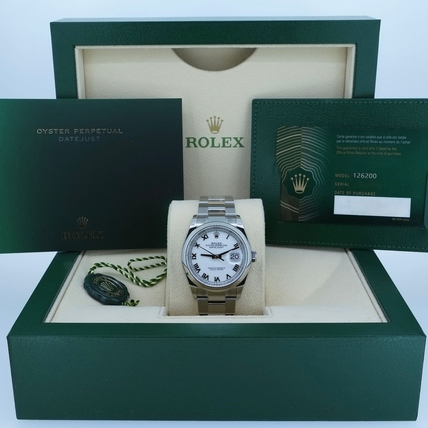 Rolex Datejust 36 126200 (2024) - White dial 36 mm Steel case (4/6)