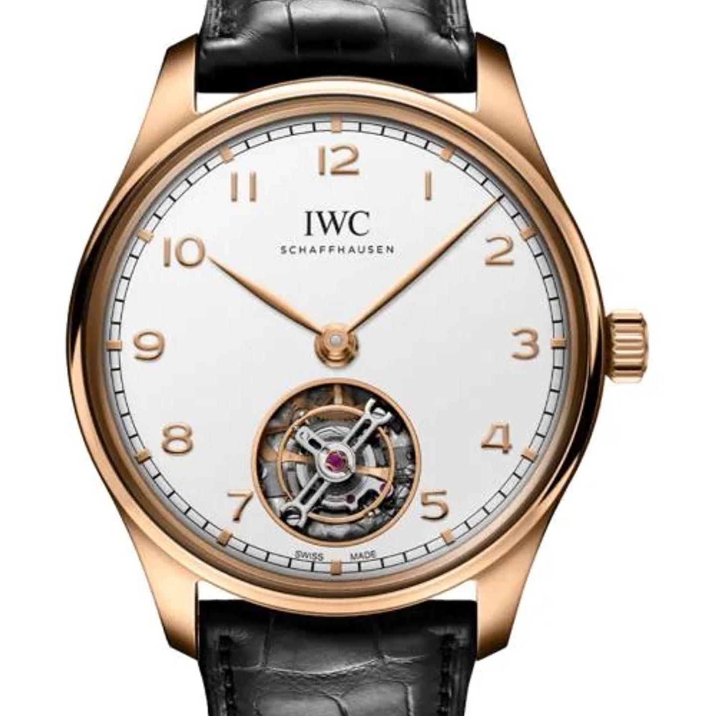 IWC Portuguese Tourbillon IW545801 (2026) - Silver dial 42 mm Rose Gold case (1/1)