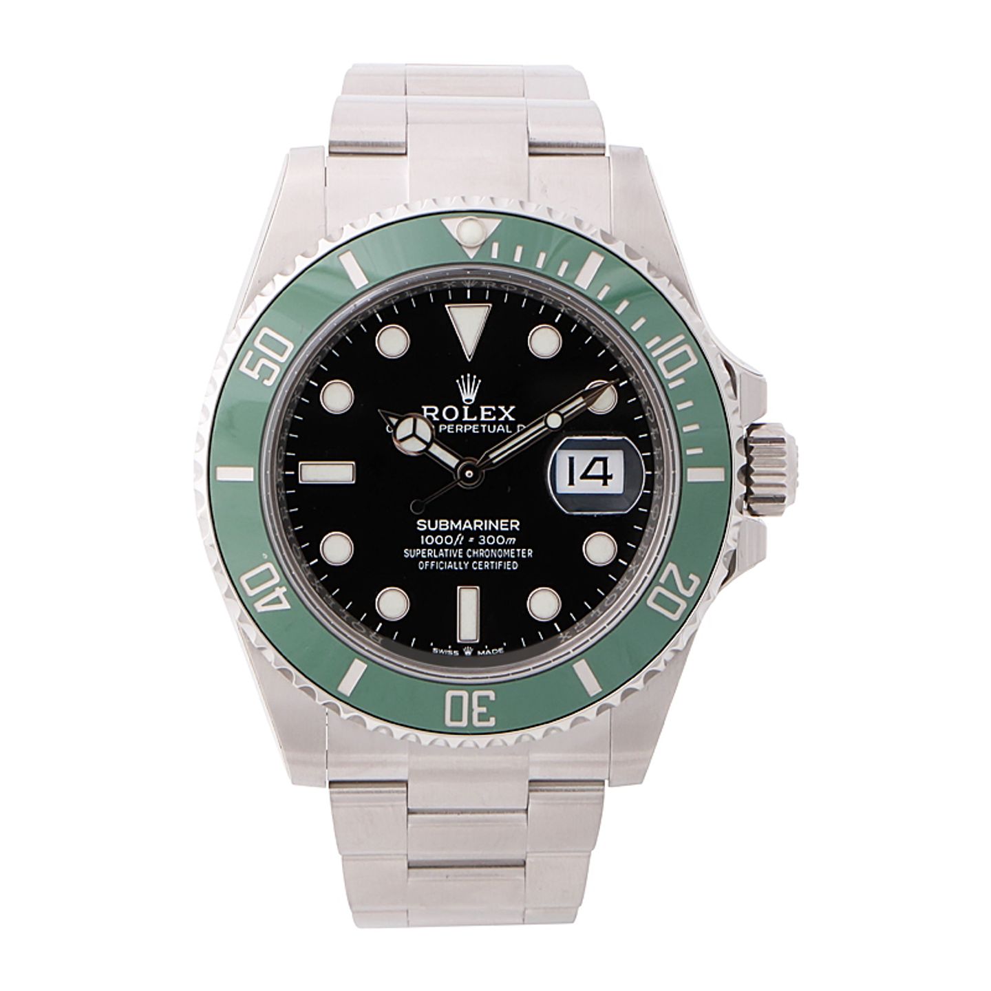 Rolex Submariner Date 126610LV (2021) - Zwart wijzerplaat 41mm Staal (1/4)