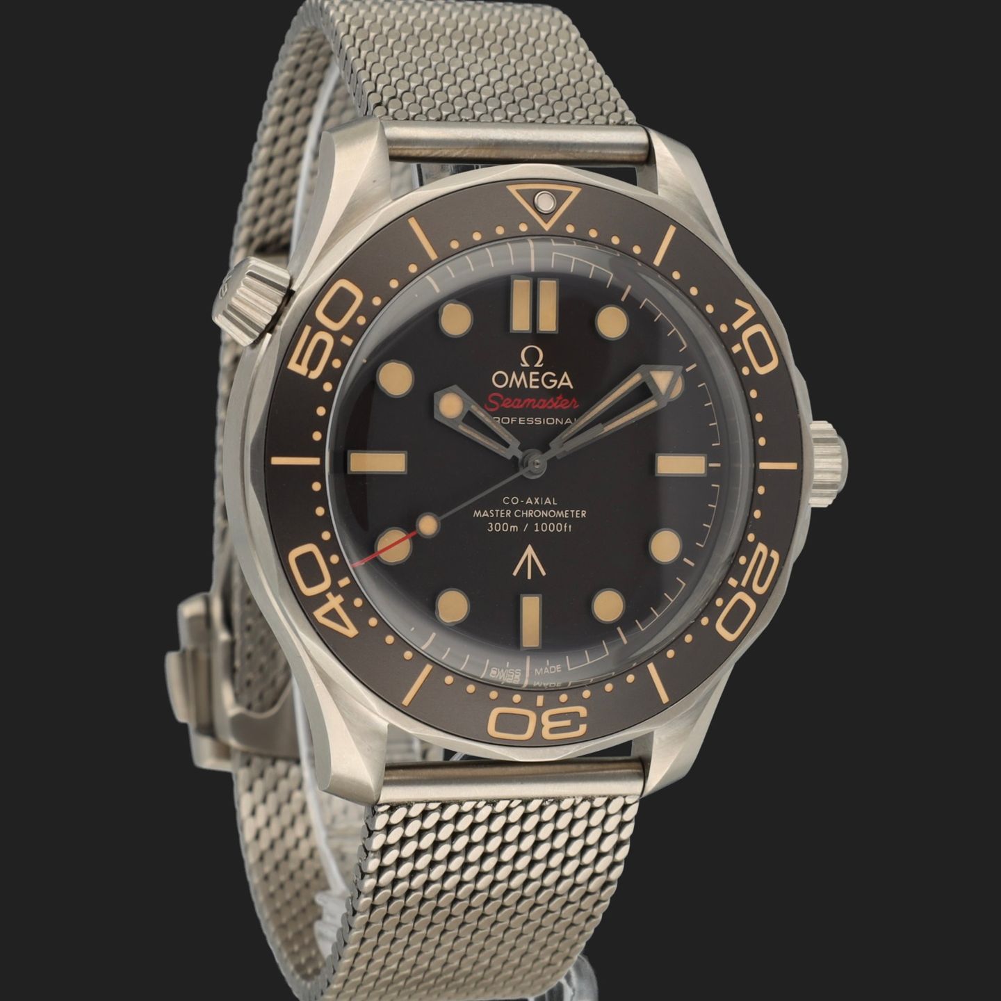 Omega Seamaster Diver 300 M 210.90.42.20.01.001 (2020) - Brown dial 42 mm Titanium case (4/8)