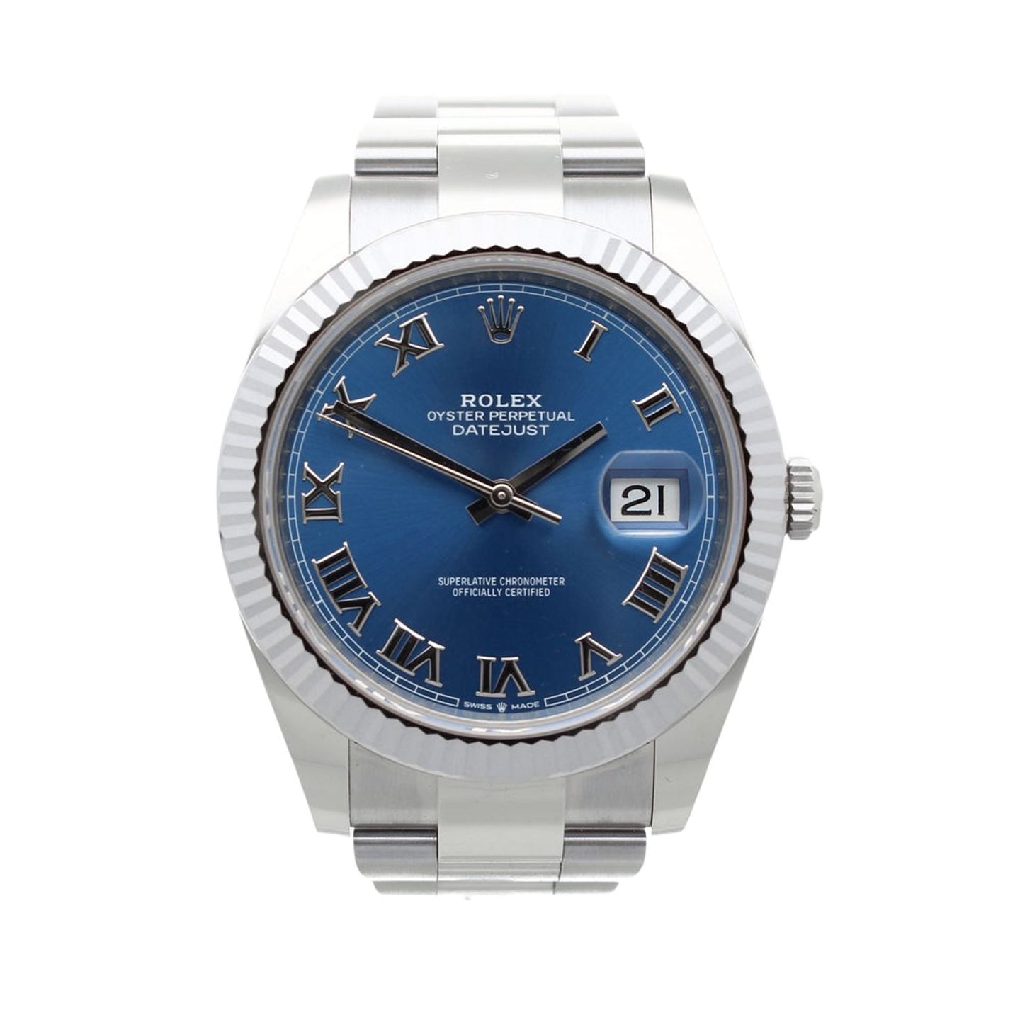 Rolex Datejust 41 126334 (2024) - Blue dial 41 mm Steel case (1/7)