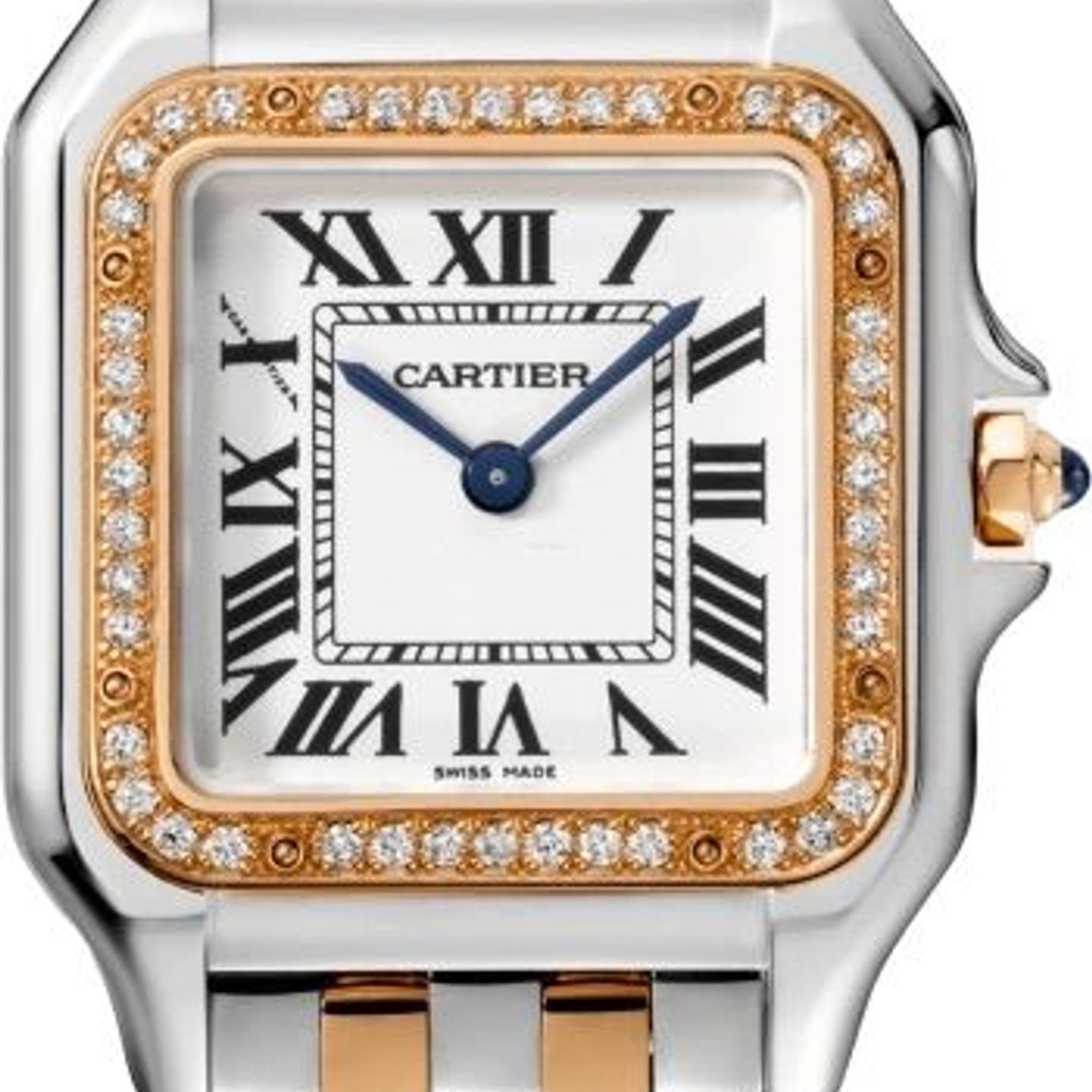 Cartier Panthère W3PN0007 (2024) - Wit wijzerplaat 29mm Goud/Staal (1/1)