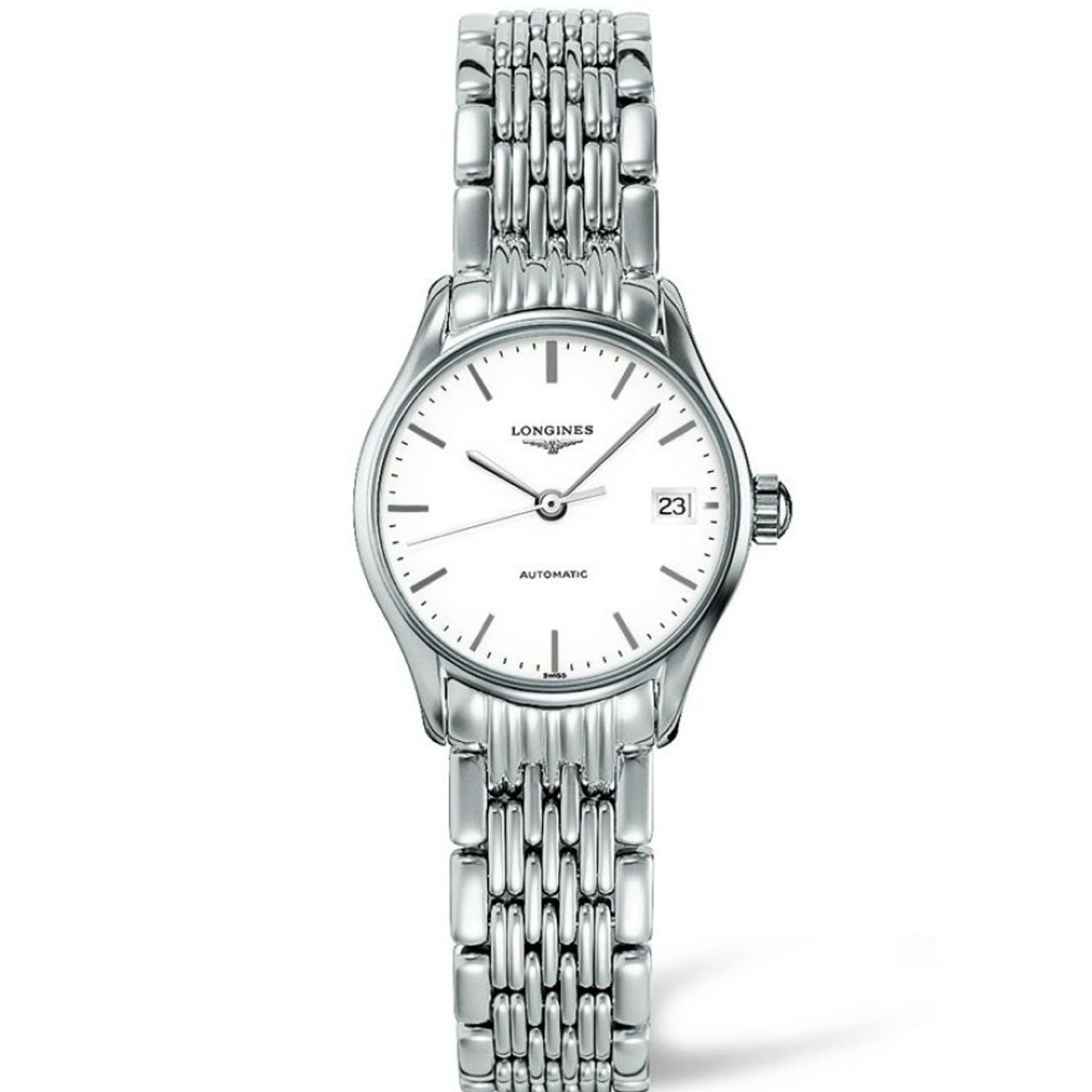 Longines Lyre L4.360.4.12.6 (2024) - Wit wijzerplaat 25mm Staal (1/1)