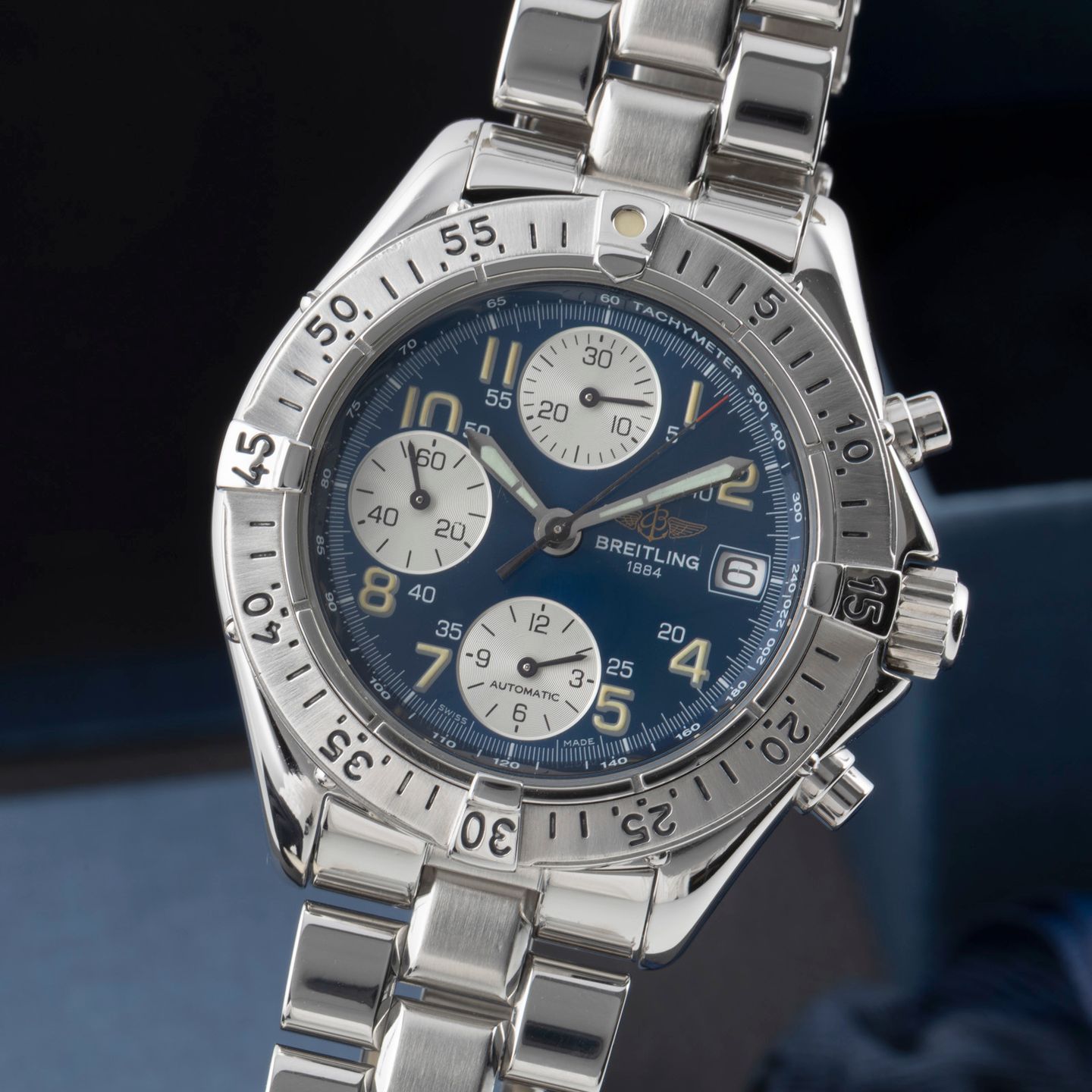 Breitling Colt Chronograph A13035.1 (Onbekend (willekeurig serienummer)) - 41mm Staal (3/8)