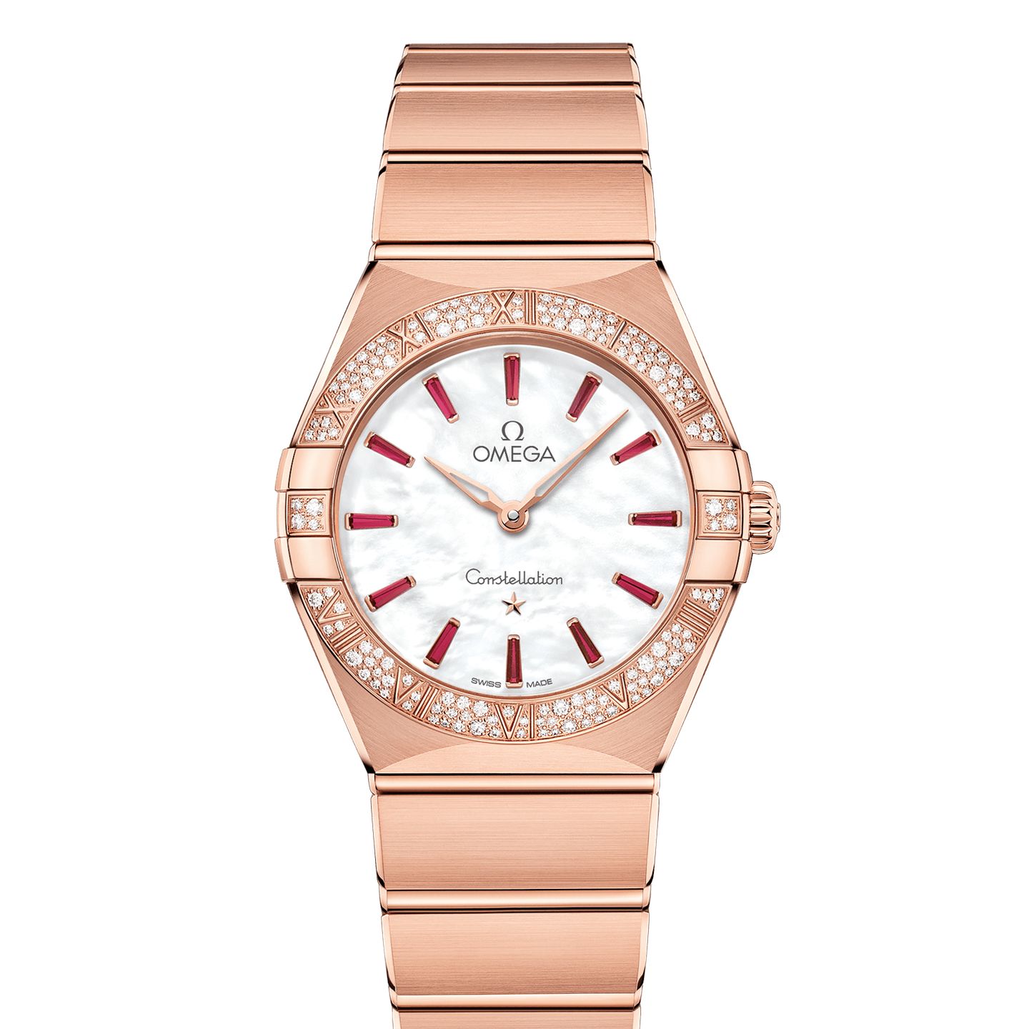 Omega Constellation Quartz 131.55.28.60.55.004 (2024) - White dial 28 mm Rose Gold case (1/1)