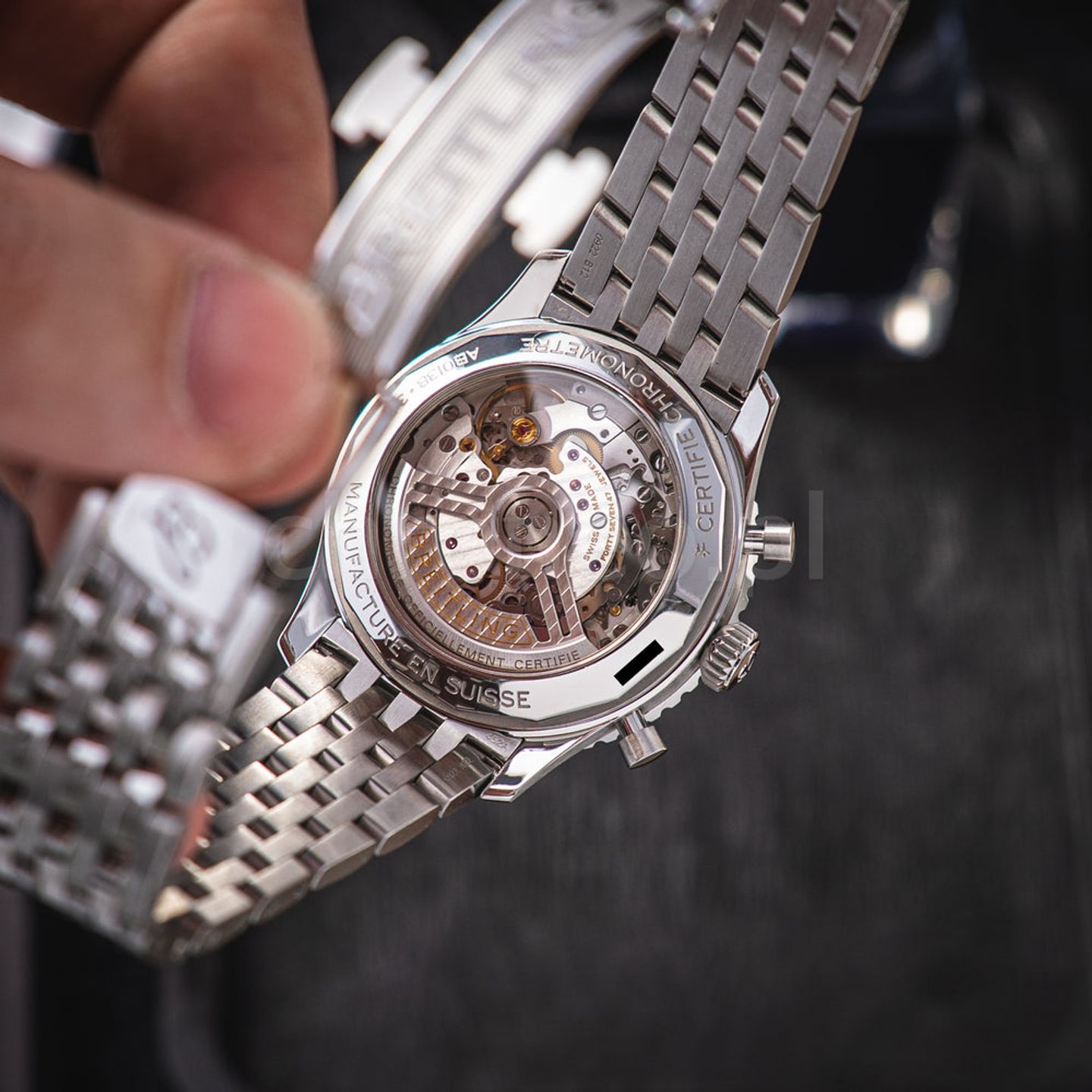 Breitling Navitimer 1 B01 Chronograph AB0138211B1A1 (2022) - Black dial 43 mm Steel case (6/8)