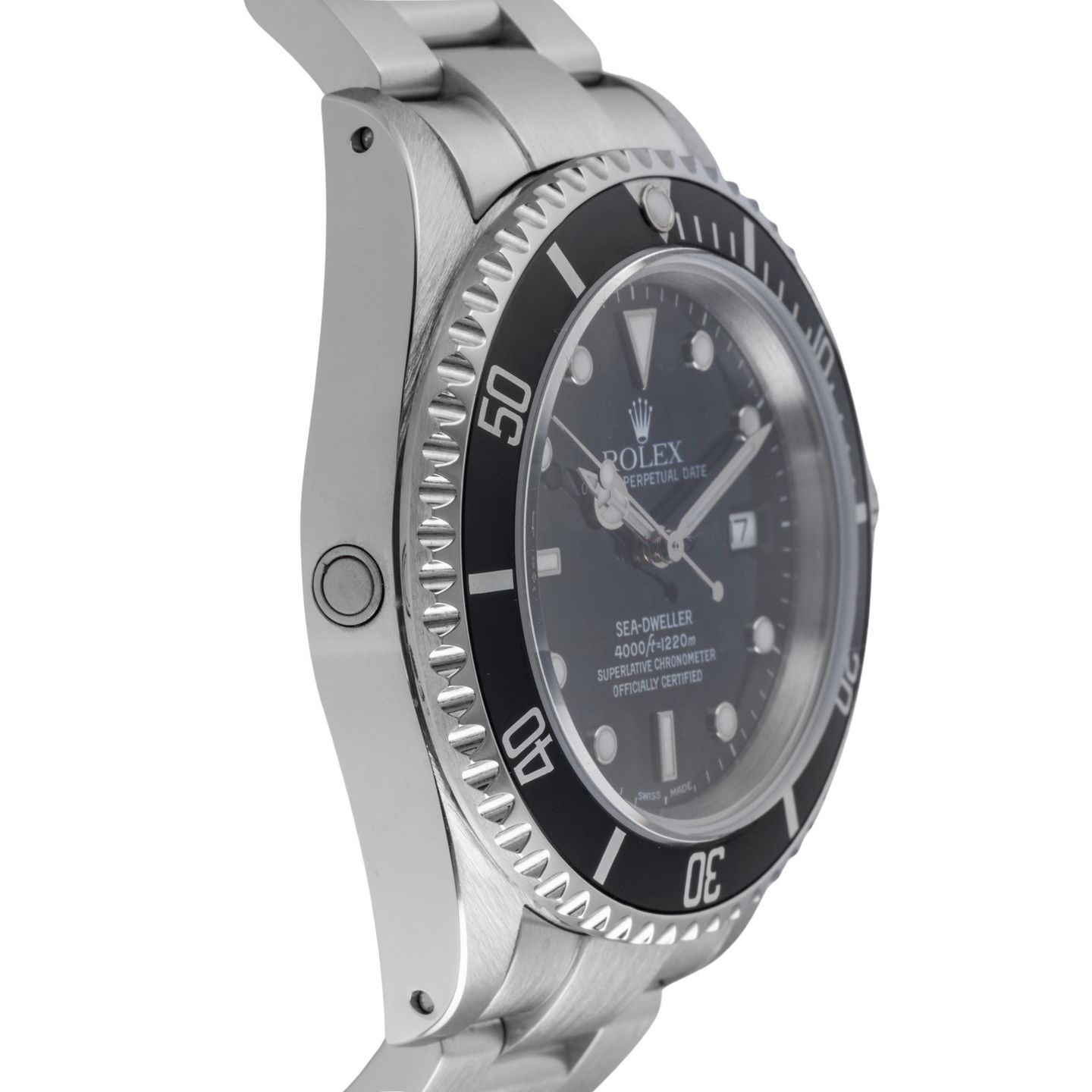 Rolex Sea-Dweller 4000 16600 (2001) - Black dial 40 mm Steel case (7/8)
