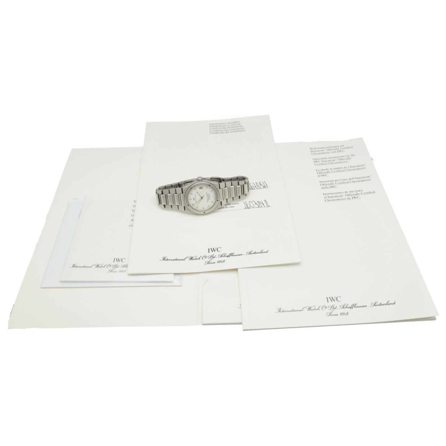 IWC Ingenieur IW352101 (1996) - White dial 34 mm Steel case (6/7)