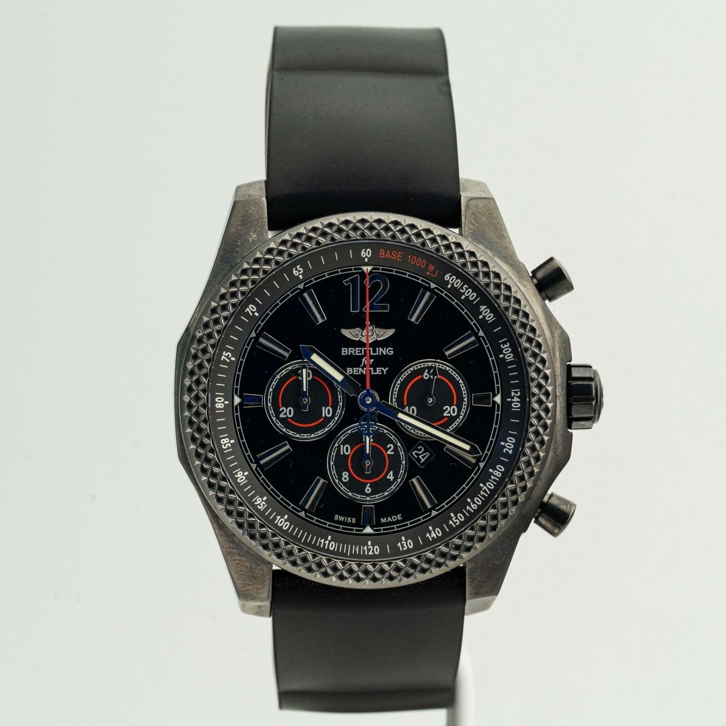 Breitling Bentley Barnato M41390 (Unknown (random serial)) - Black dial 42 mm Steel case (1/8)