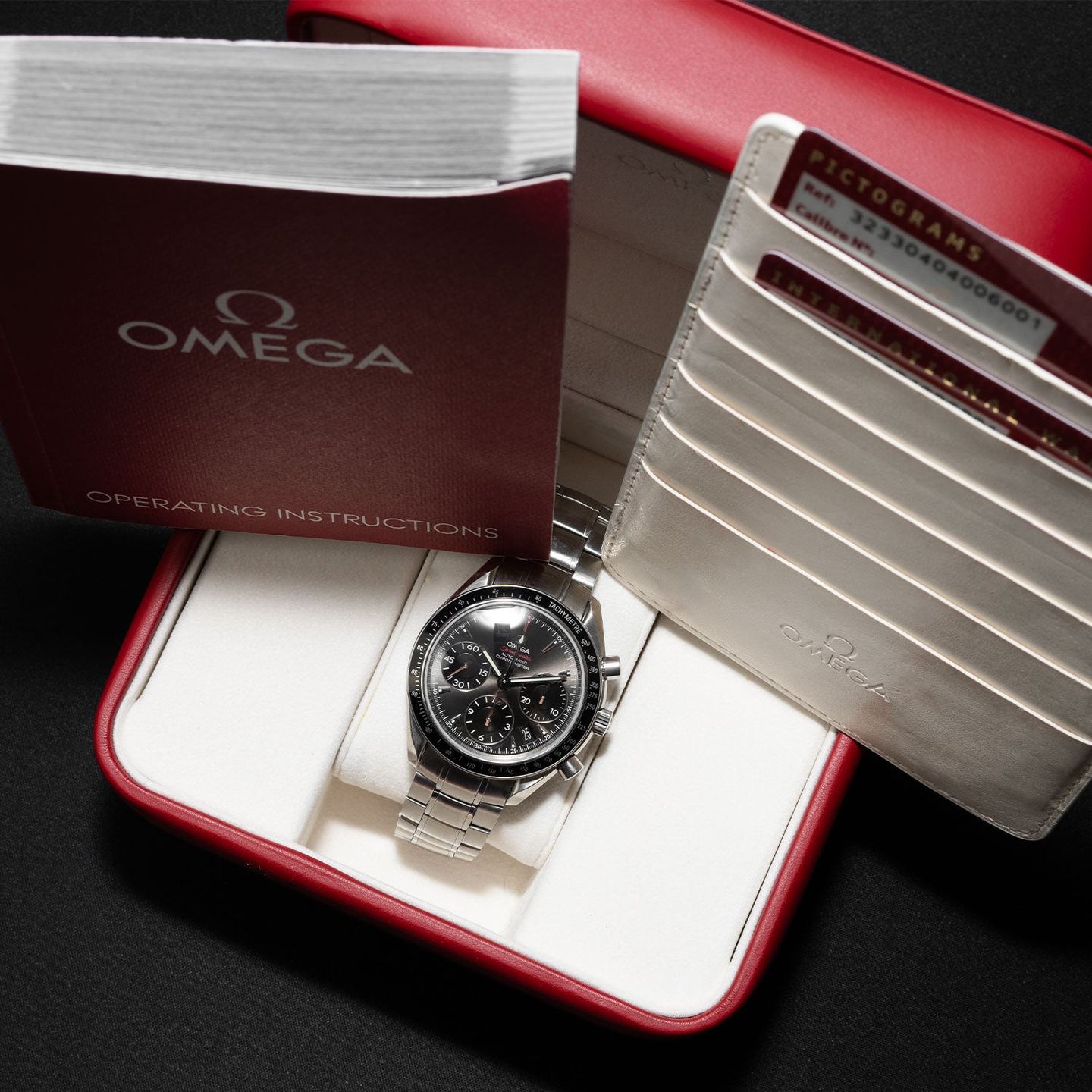 Omega Speedmaster Date 323.30.40.40.06.001 (2019) - Grijs wijzerplaat 40mm Staal (5/5)