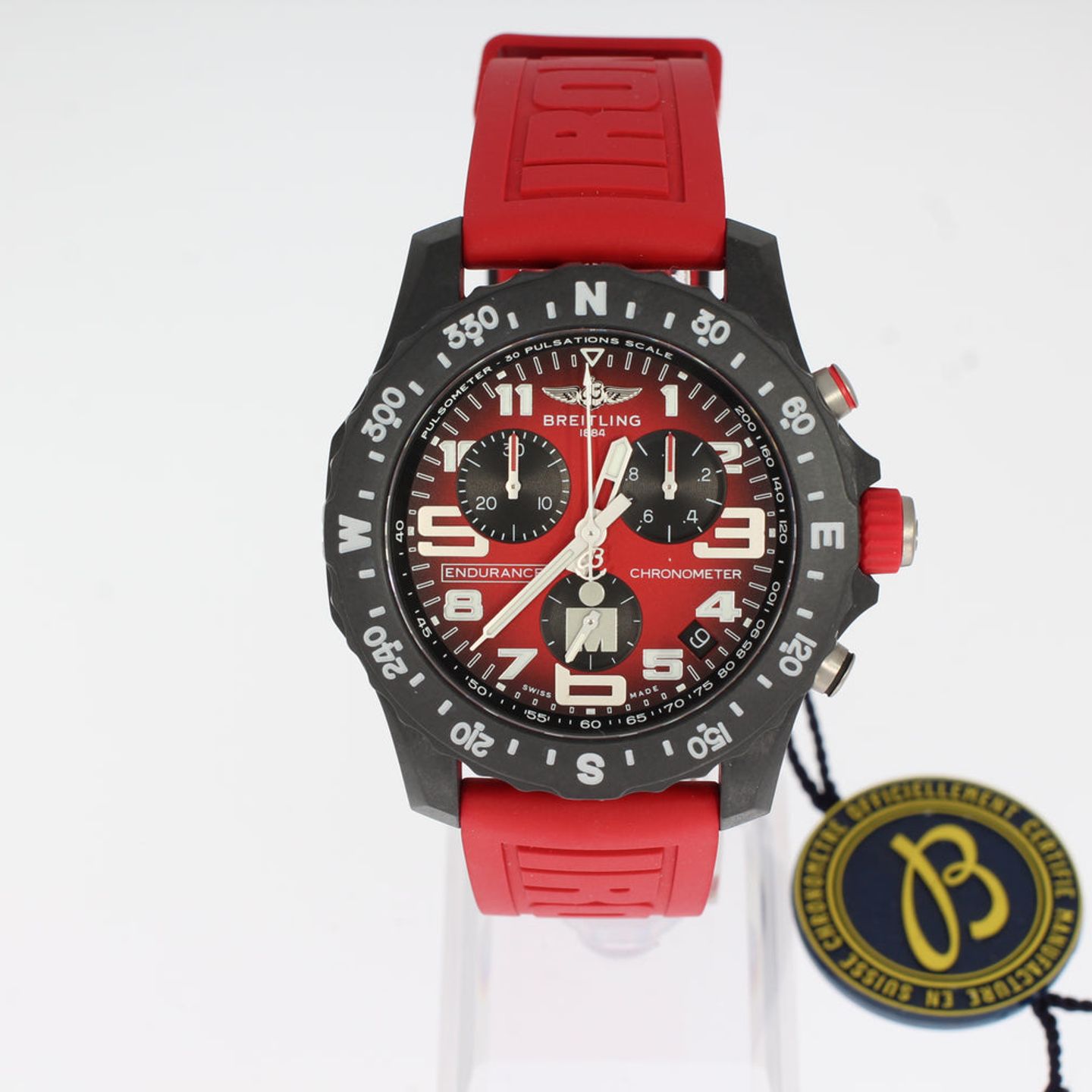 Breitling Endurance Pro X823109A1K1S1 (2024) - Red dial 44 mm Titanium case (1/4)