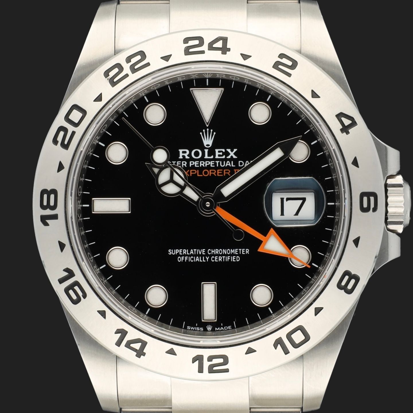 Rolex Explorer II 226570 (2021) - Zwart wijzerplaat 42mm Staal (2/8)