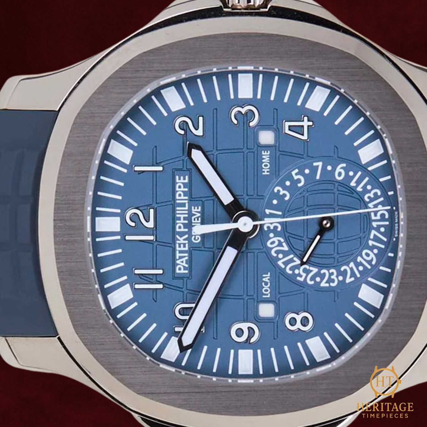 Patek Philippe Aquanaut 5164G-001 (2024) - Blauw wijzerplaat 41mm Witgoud (5/8)