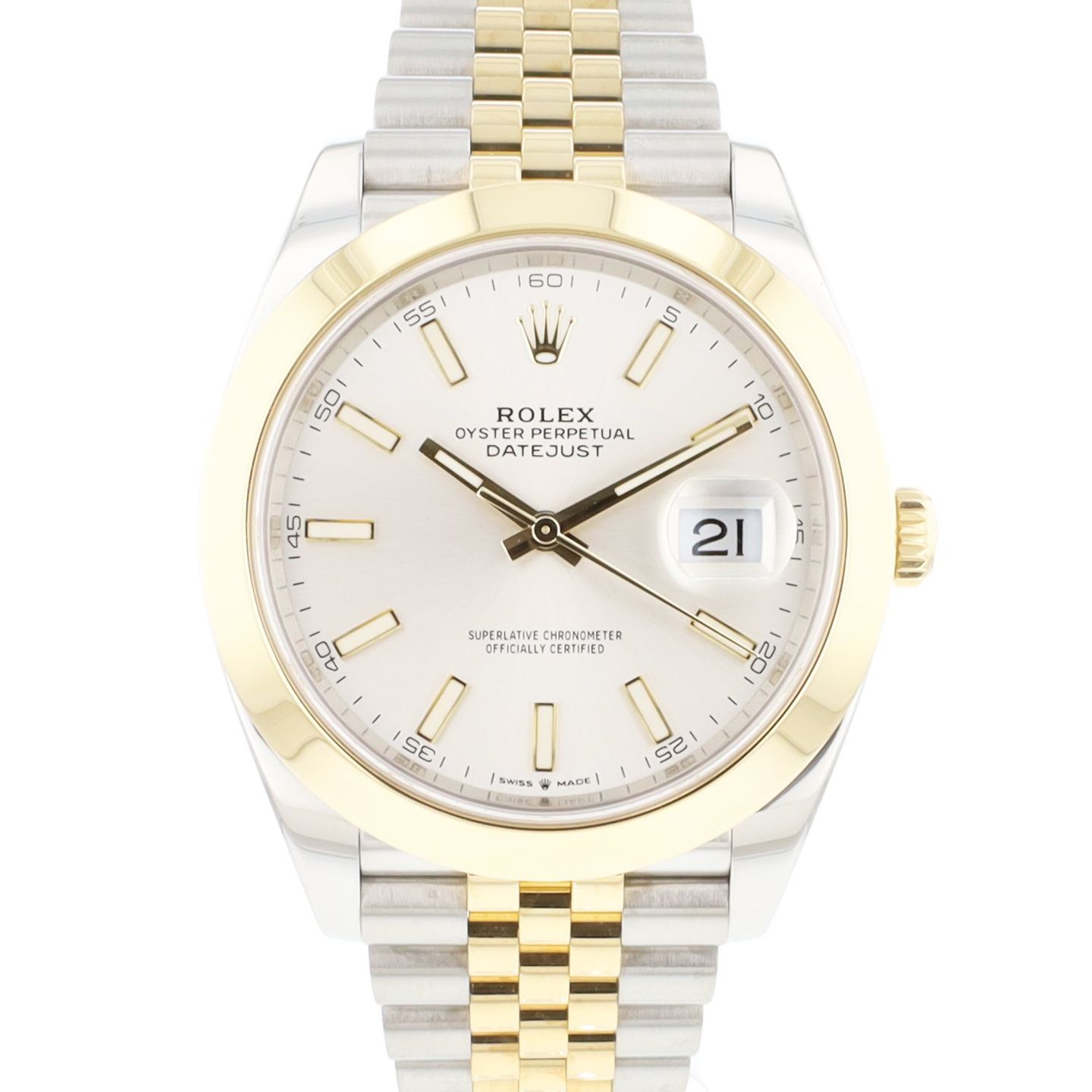 Rolex Datejust 41 126303 (2022) - 41mm Goud/Staal (1/3)