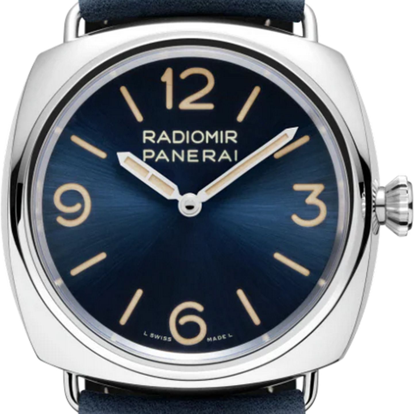 Panerai Radiomir PAM01383 (2026) - Blauw wijzerplaat 45mm Staal (1/1)