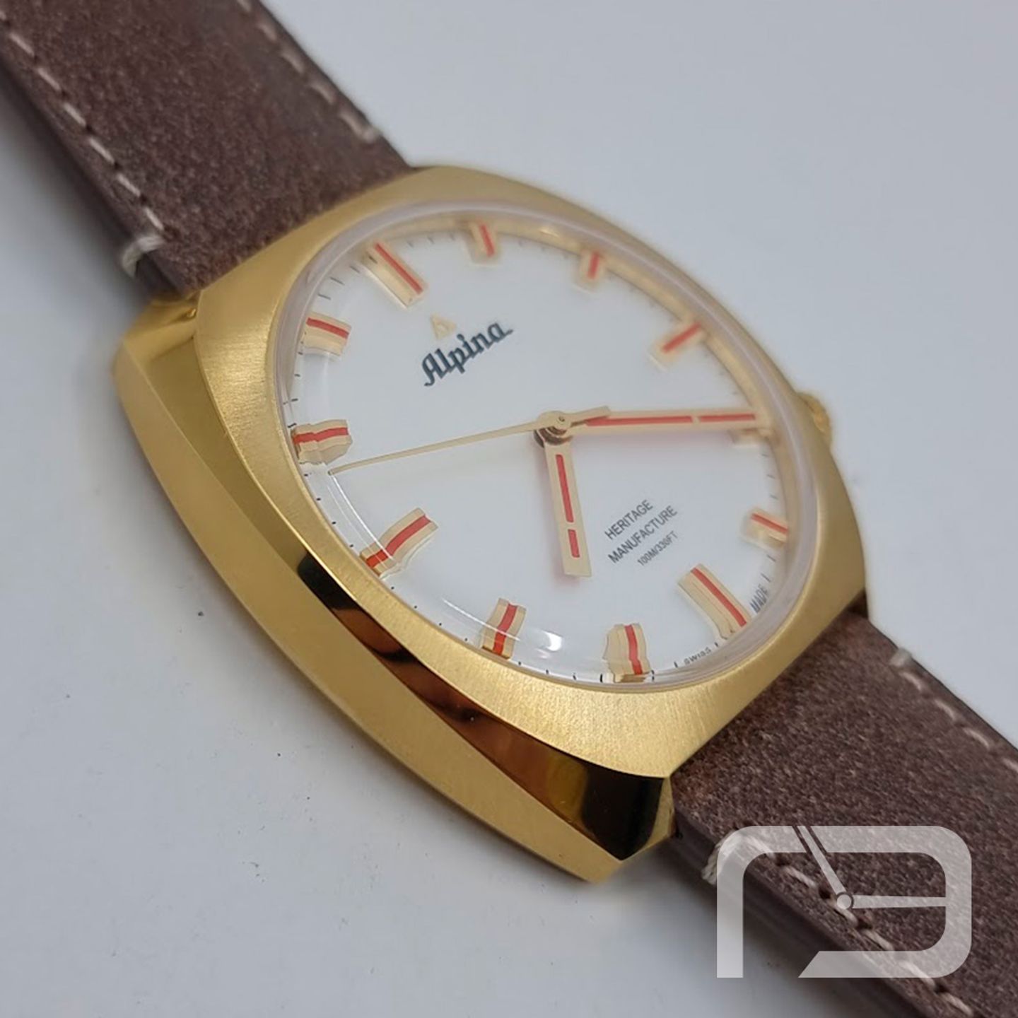 Alpina Startimer AL-709SR4SH5 (2024) - White dial 42 mm Gold/Steel case (4/8)