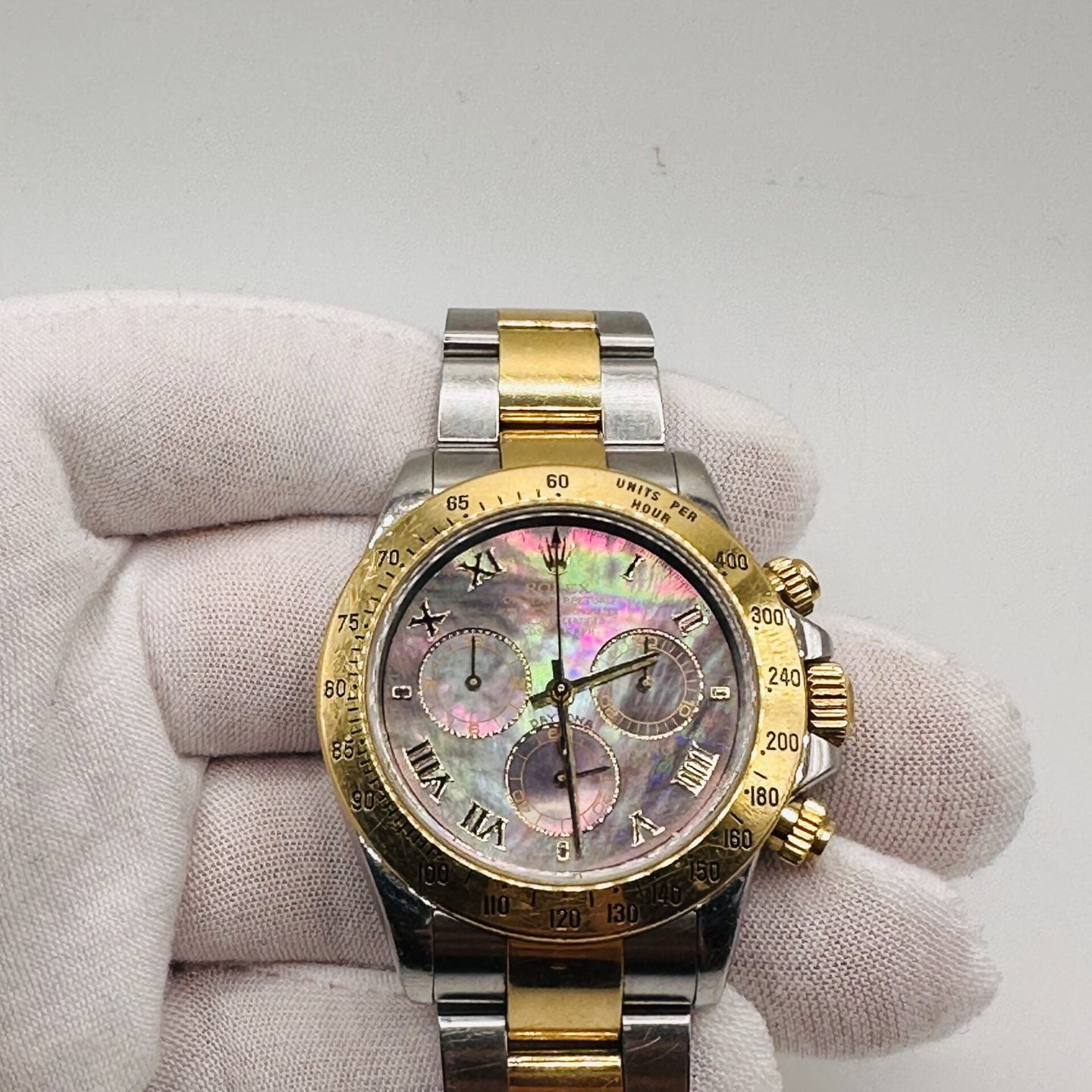 Rolex Daytona 116523 (Onbekend (willekeurig serienummer)) - Zwart wijzerplaat 40mm Goud/Staal (3/5)