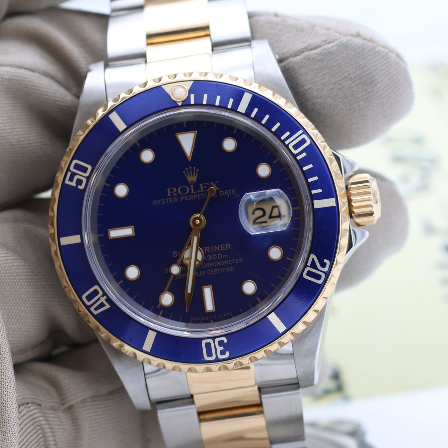 Rolex Submariner Date 16613LB - (8/8)